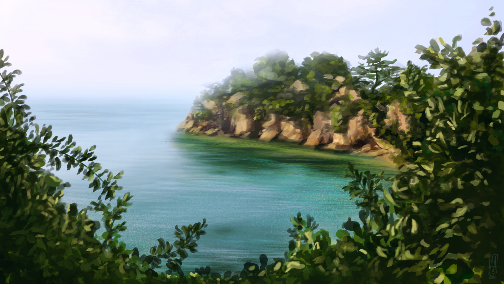 ArtStation - Naoshima Shoreline