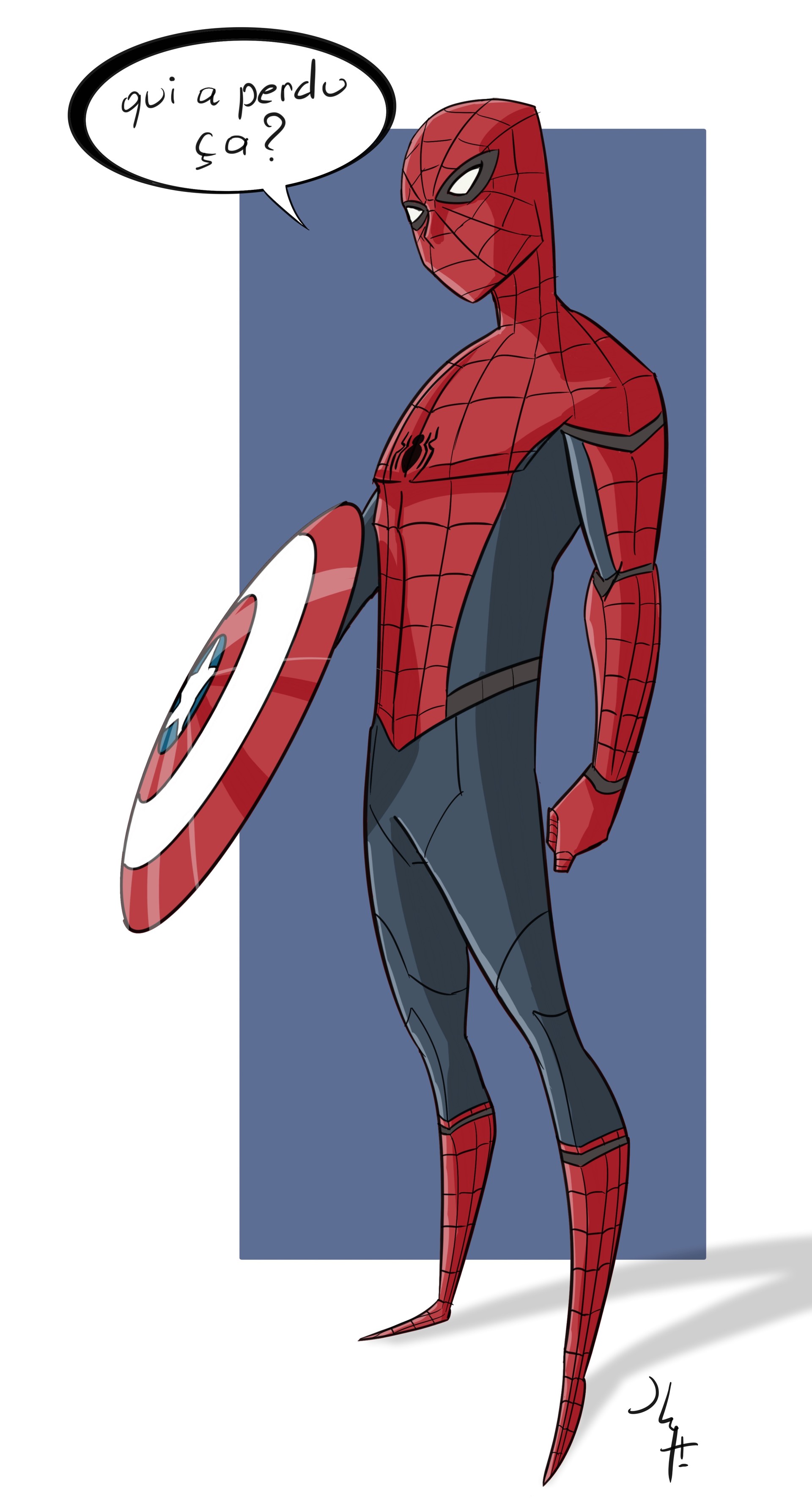 Artstation Spider Man Civil War Johann Lacrosaz