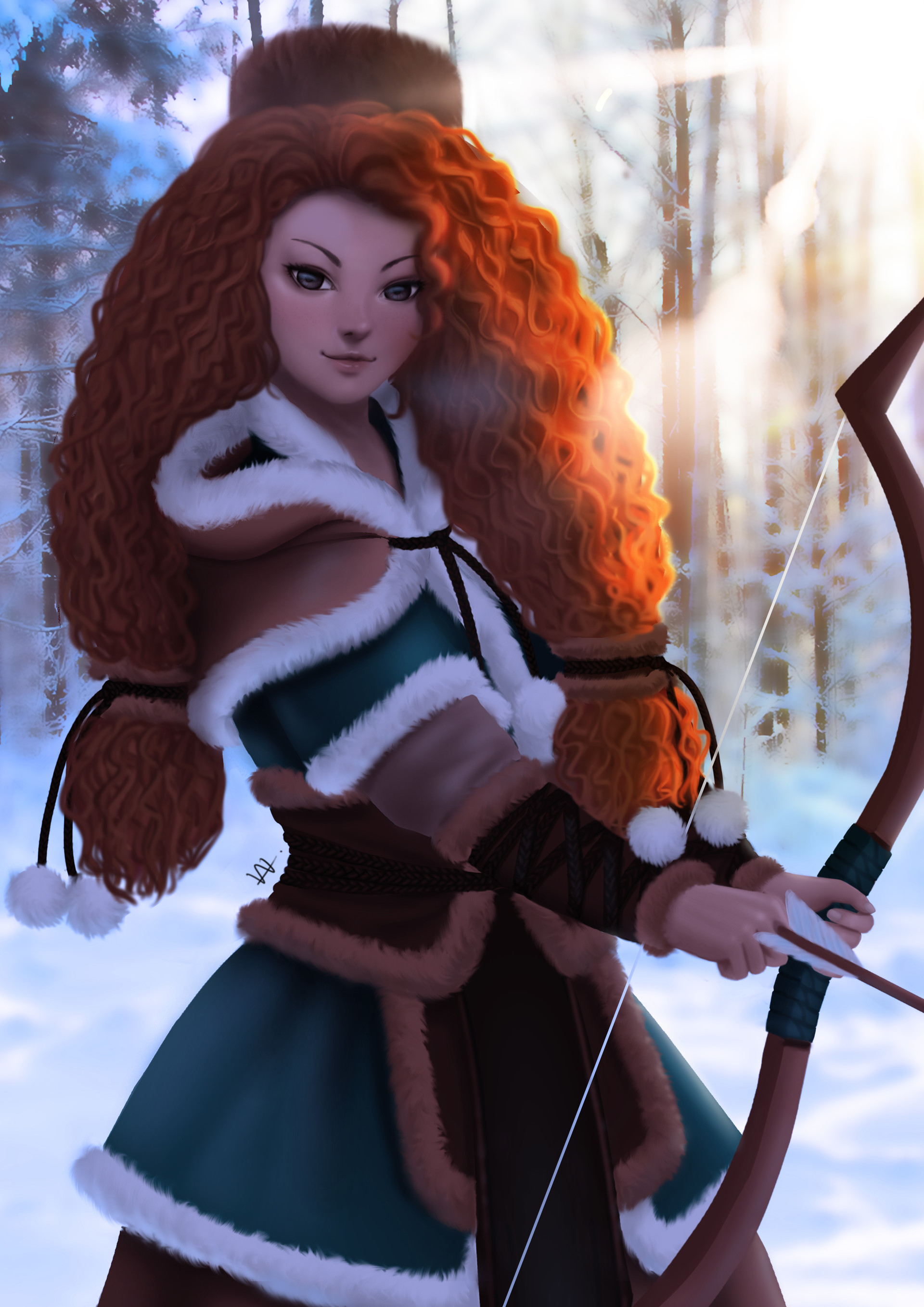 Artstation Merida Brave Stella Seah