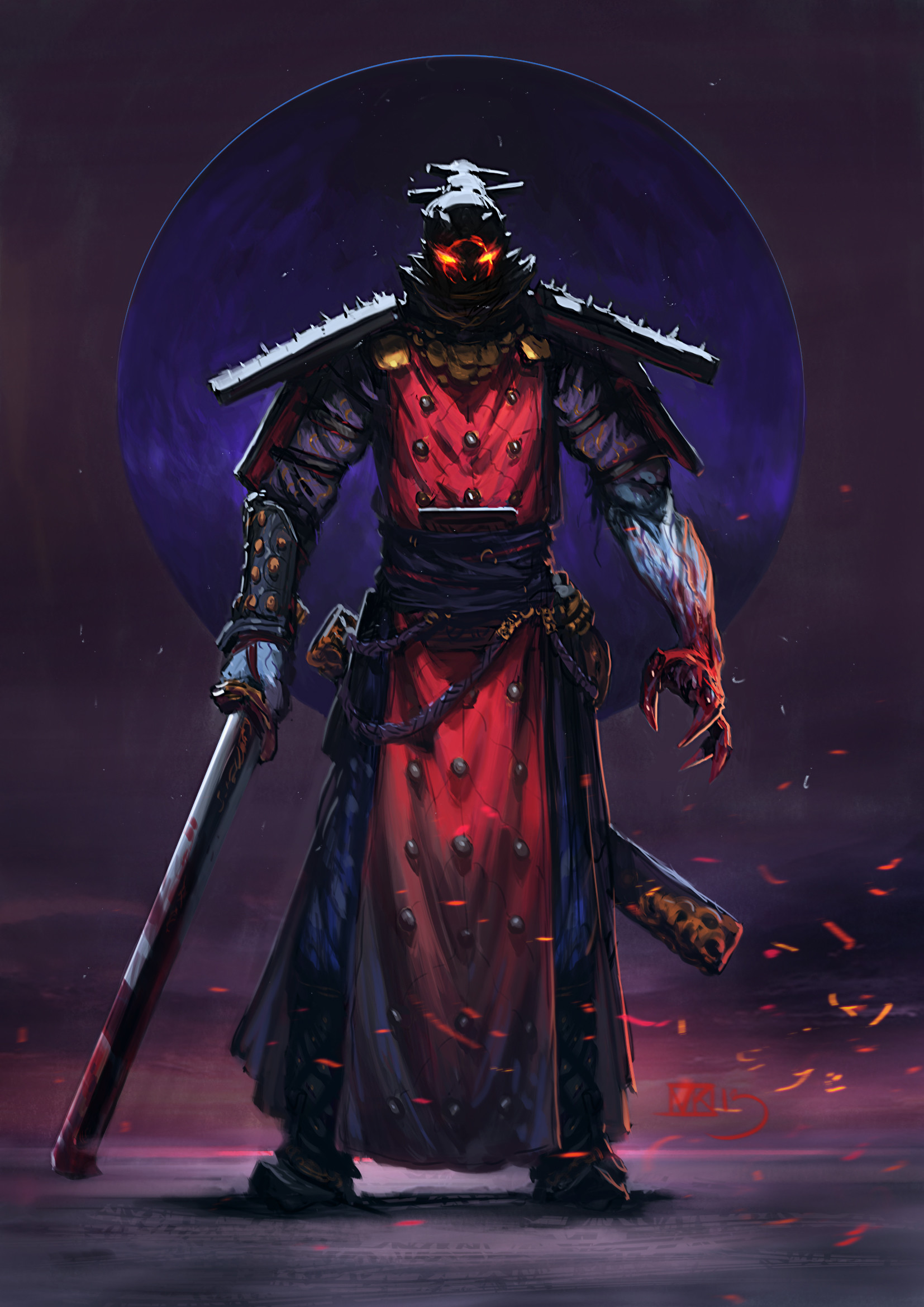 Artstation Demons Series Speed Painting Konstantin Vavilov