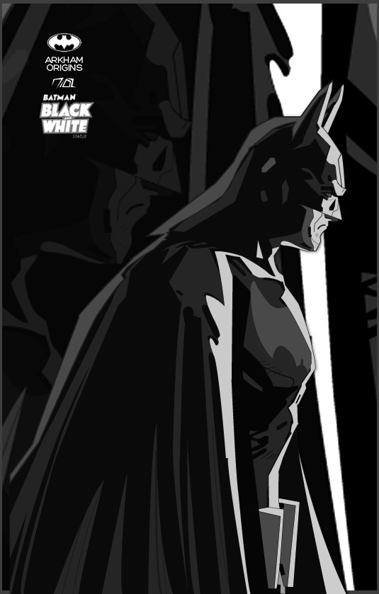 ArtStation - Batman Black & White