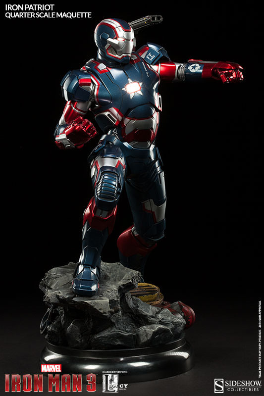 ArtStation Iron Man 3 Iron Patriot Maquette