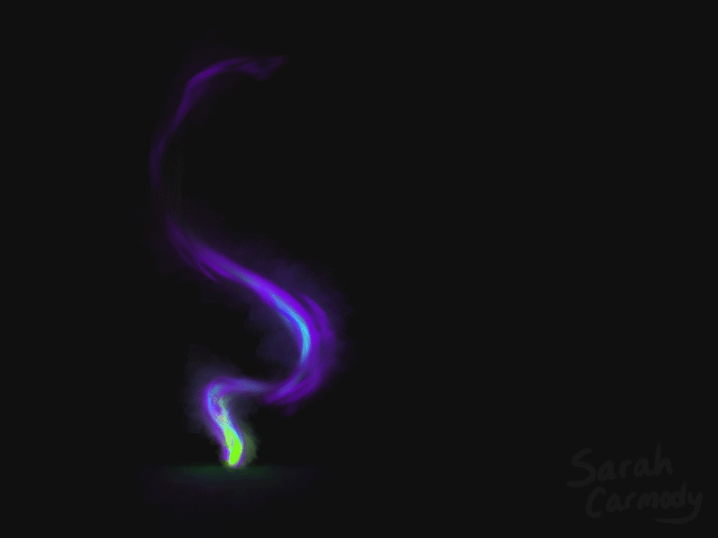 ArtStation - Animated Painterly Smoke Study (+Timelapse)