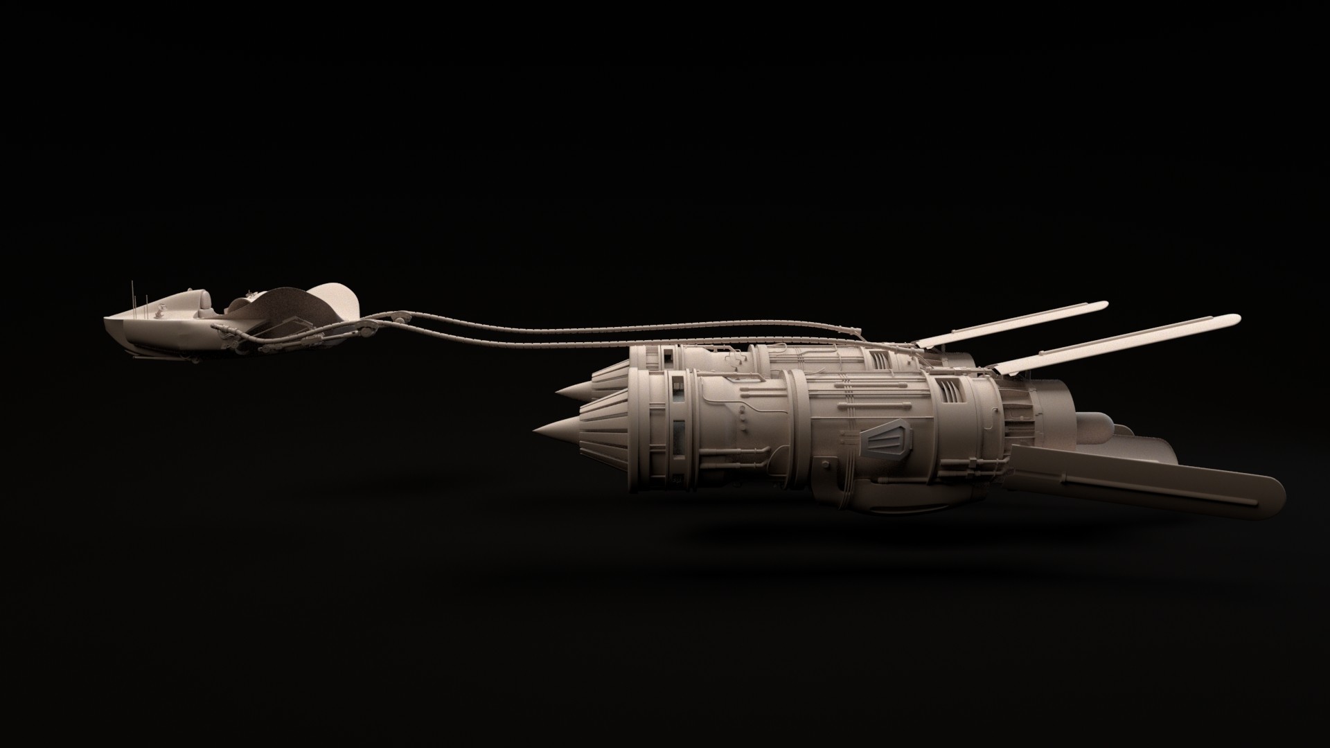 Artstation Anakin Skywalker Podracer Javier Mombiela