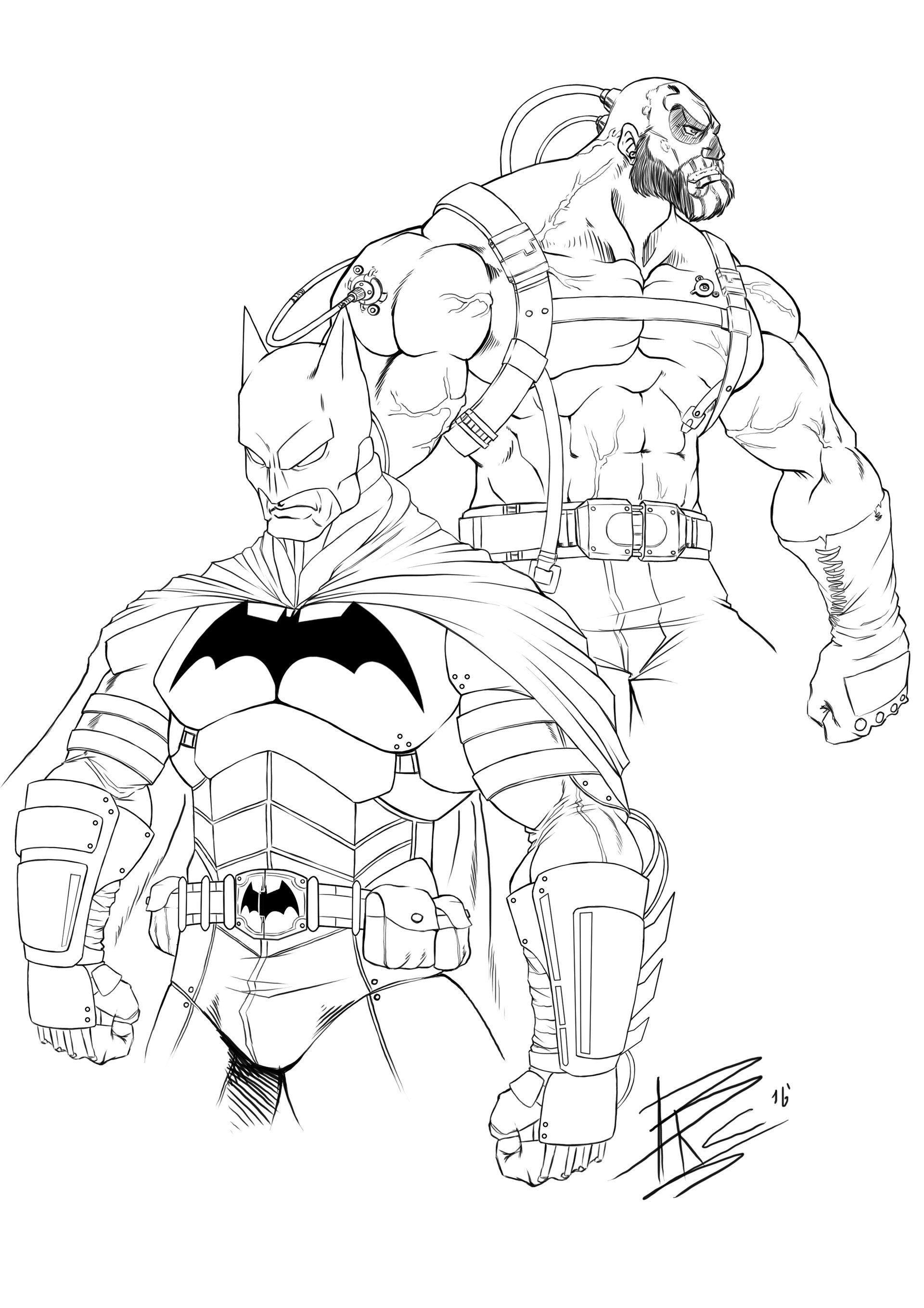 Gabriel Cardozo - Batman / Bane.