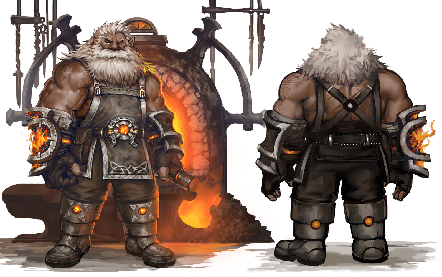 Dwarf blacksmith, jang ju hyeon.