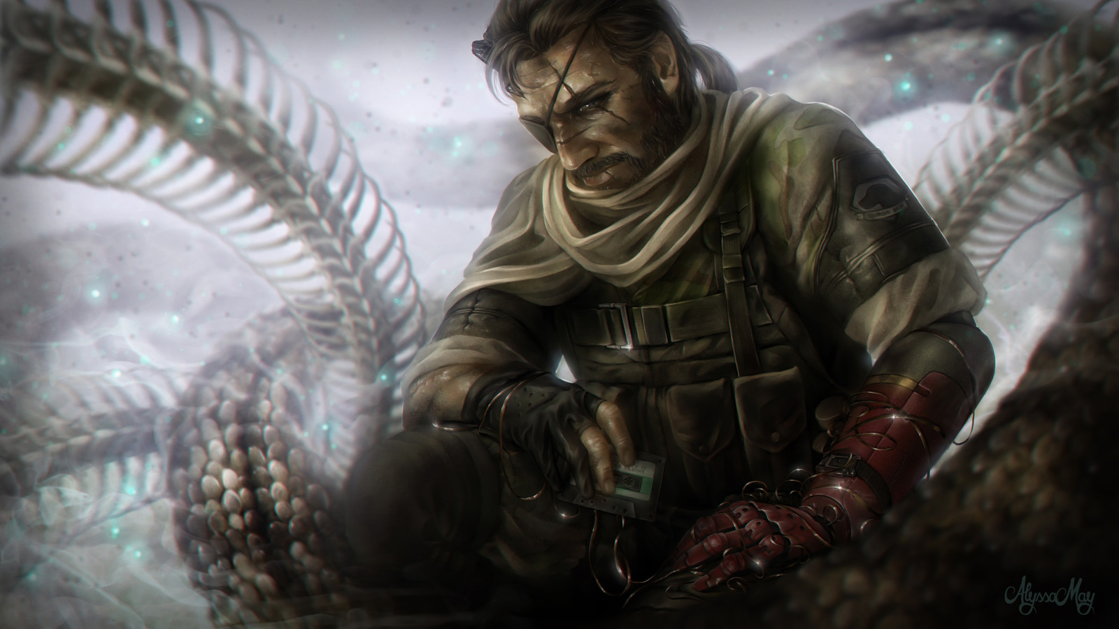 Artstation Venom Snake Of Mgsv The Phantom Pain Fan Art Fifteenth Alyssa May Fanart of punished venom snake from metal gear solid v: artstation venom snake of mgsv the