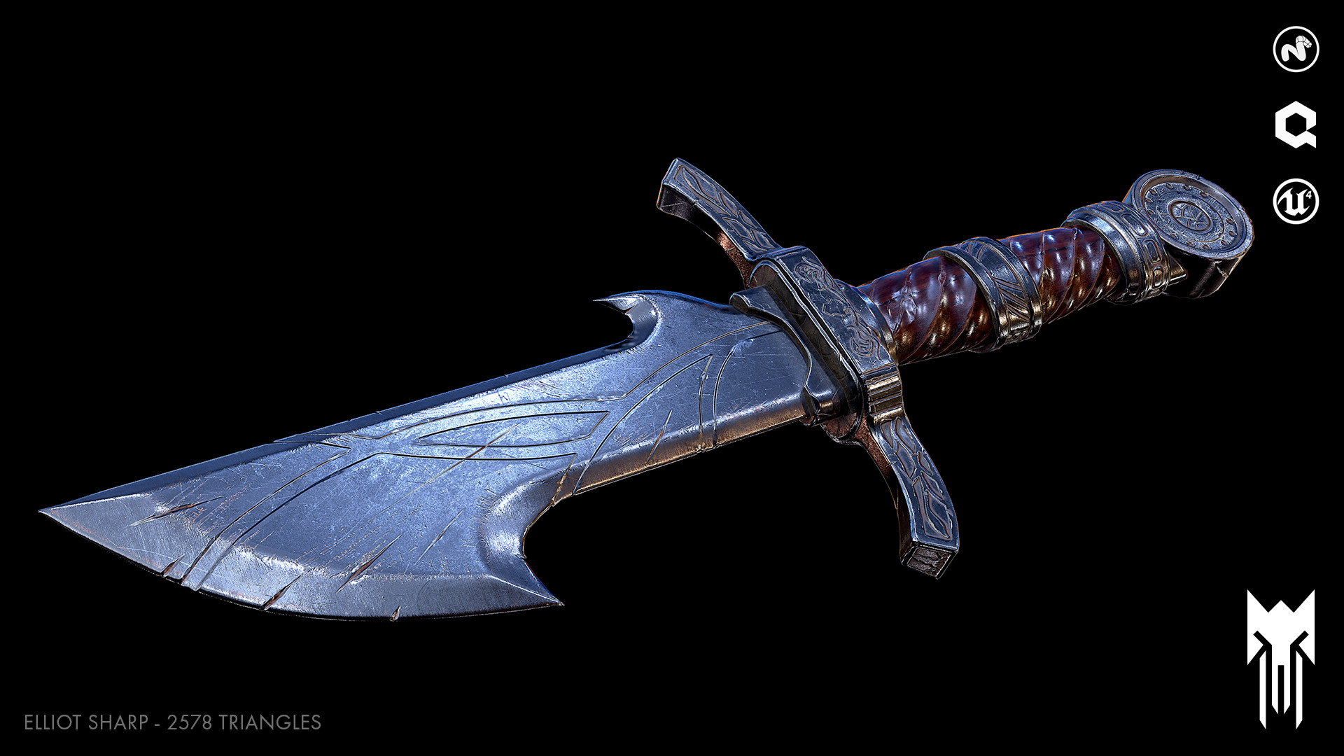 Elliot Sharp - Freelance 3D Artist - WIP Melee Weapons Pack for UE4 ...