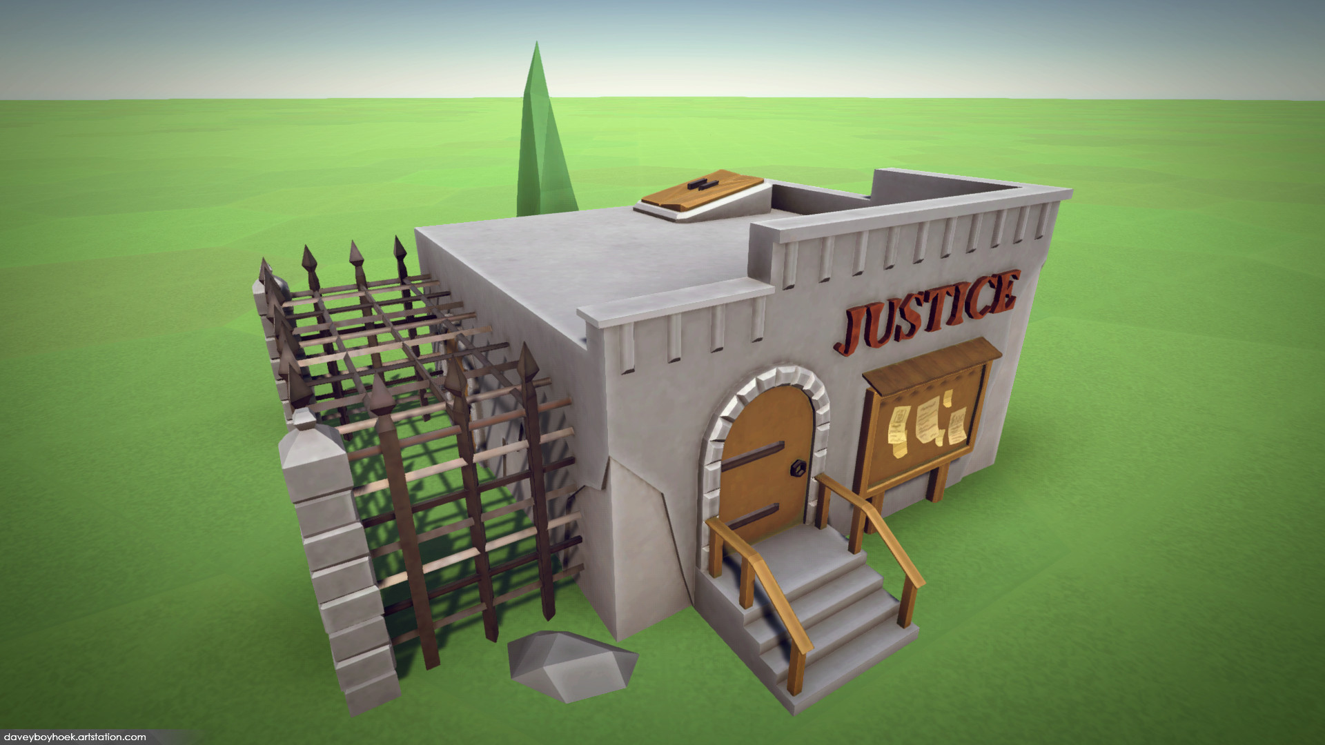 Artstation Sometimes The Wheels Of Justice Grind Slowly Davey Boy Hoek