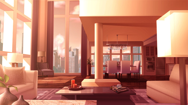 Anime Living Room Background | Baci Living Room