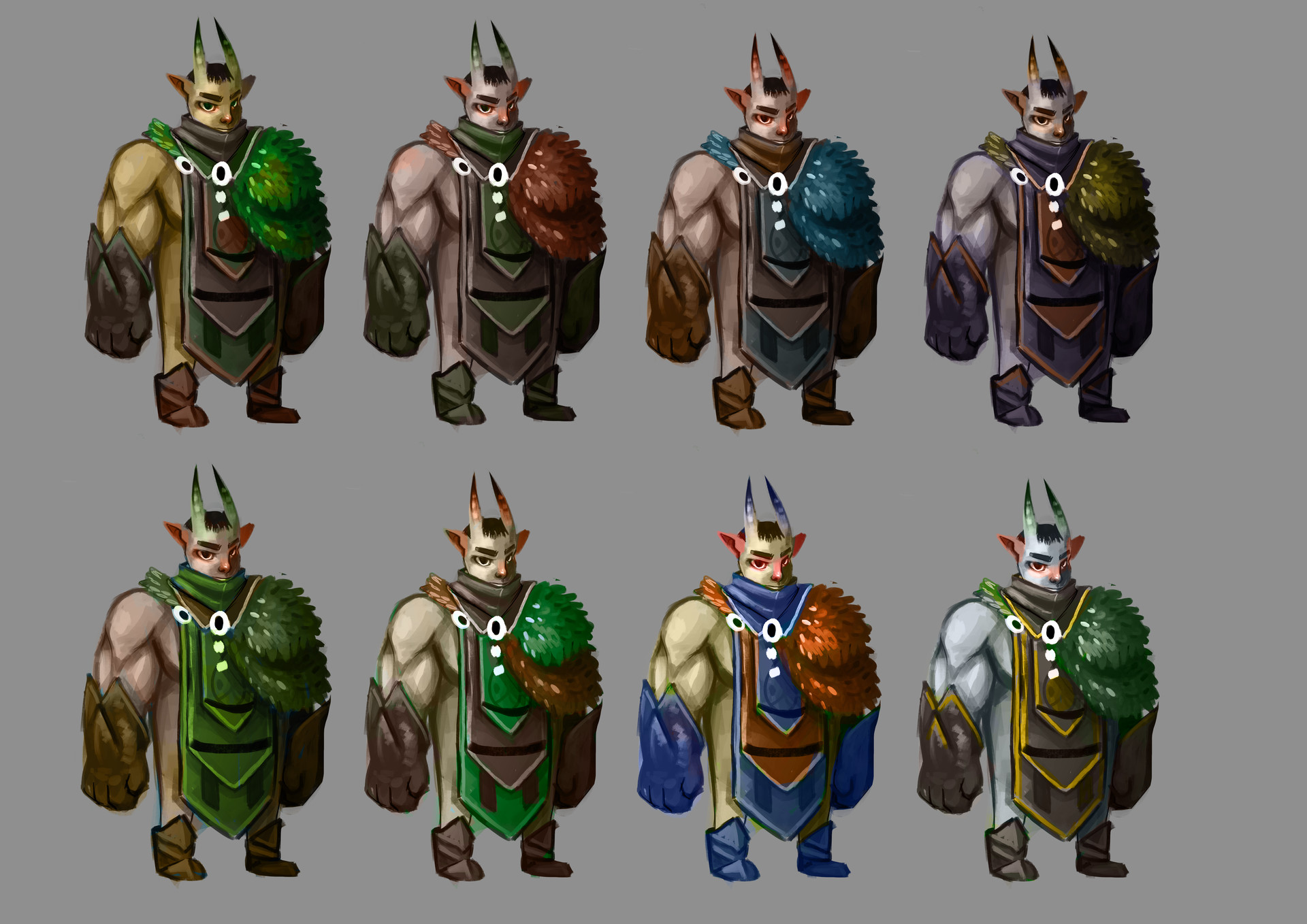 ArtStation - Druid colour study