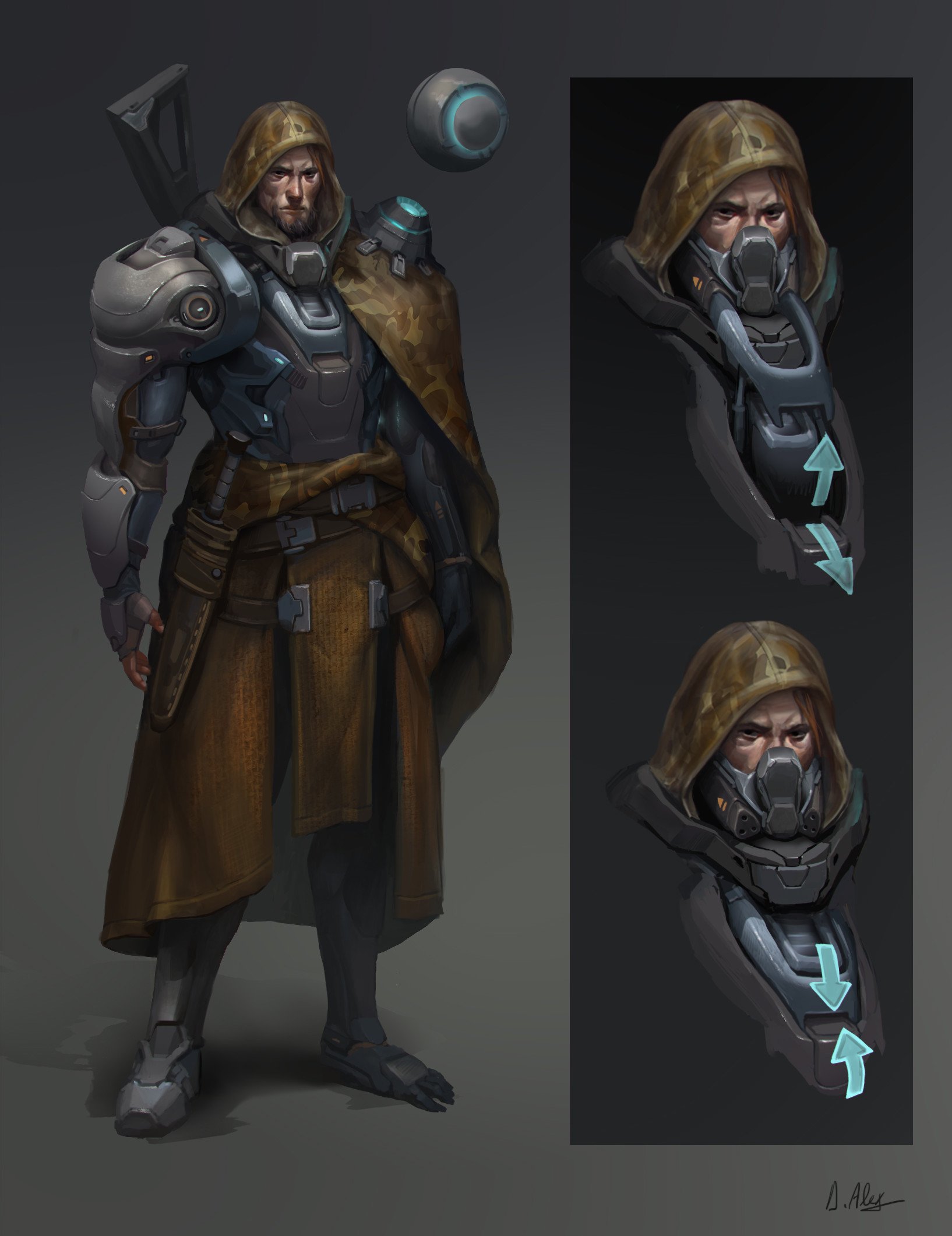 Artstation Sci Fi Soldier Concept Dinulescu Alexandru