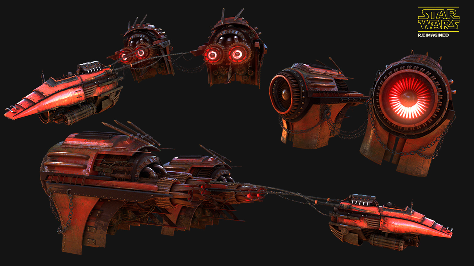 ArtStation Star Wars Reimagined Pod Racer
