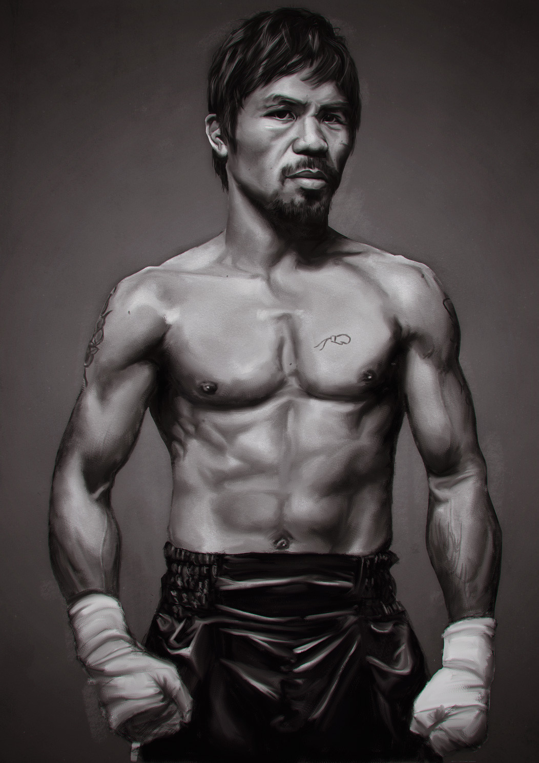 ArtStation - Practice - Manny Pacquiao