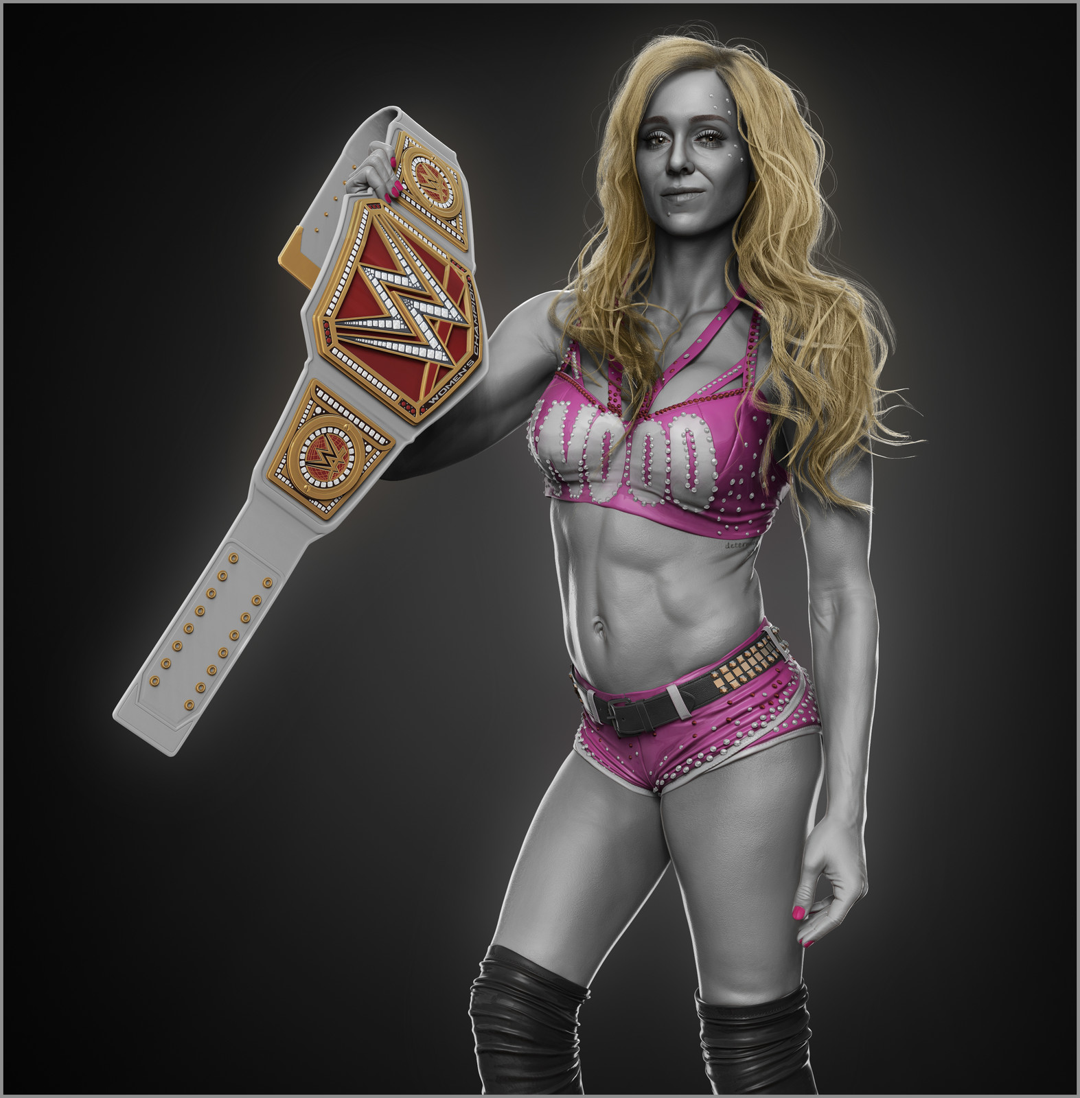 wwe divas art