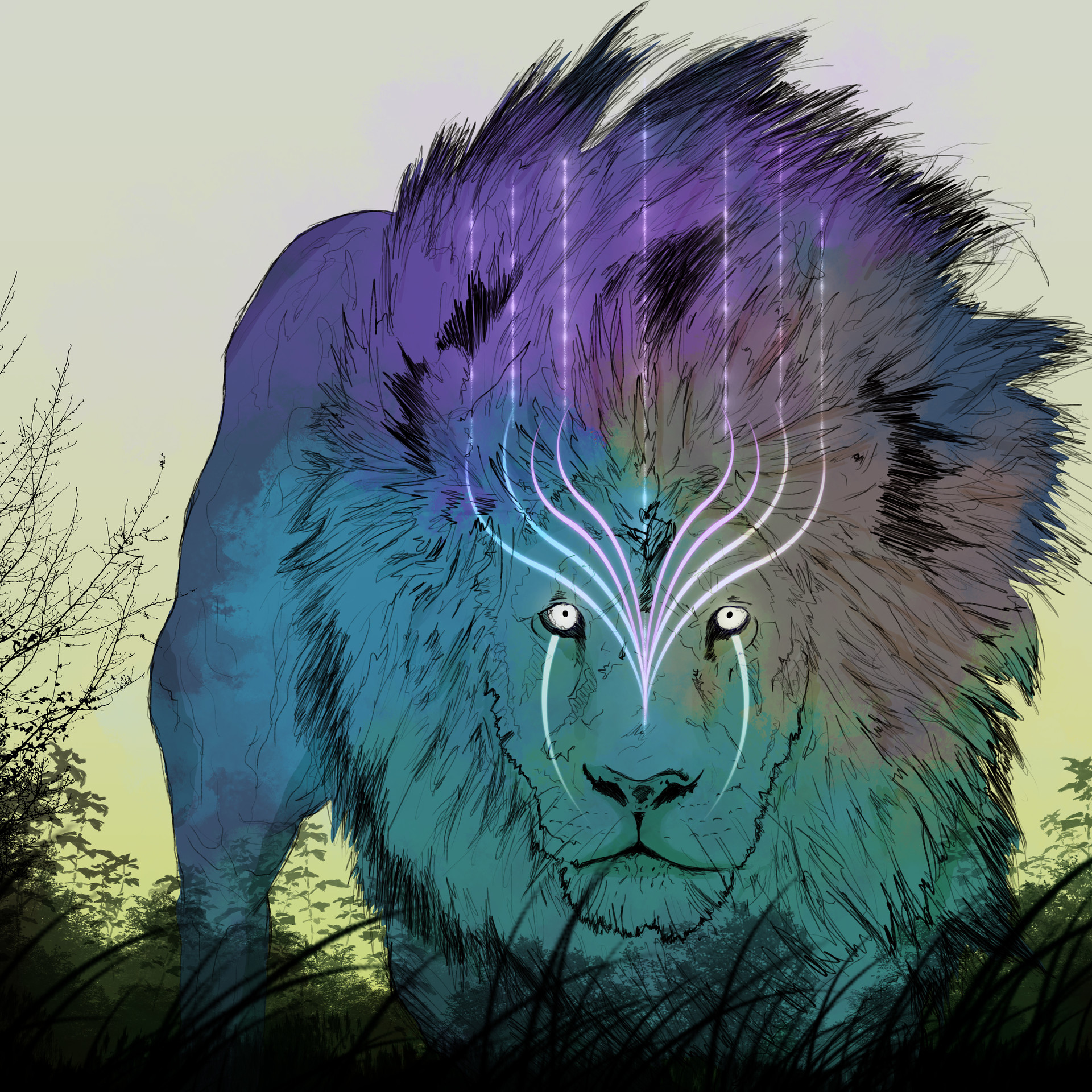 ArtStation - Animal Spirit - Lion