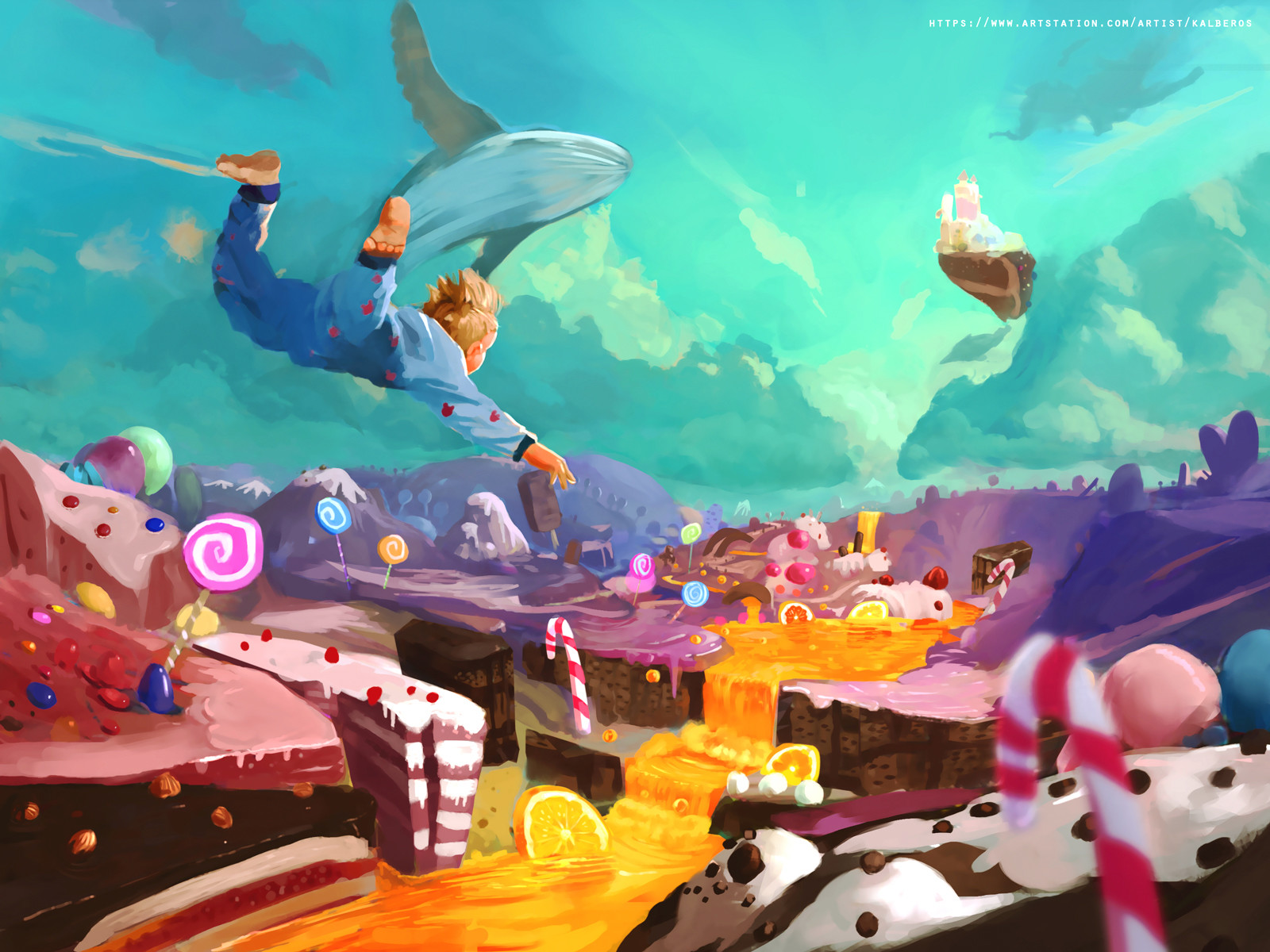 Artstation Candy World Mateusz Michalski