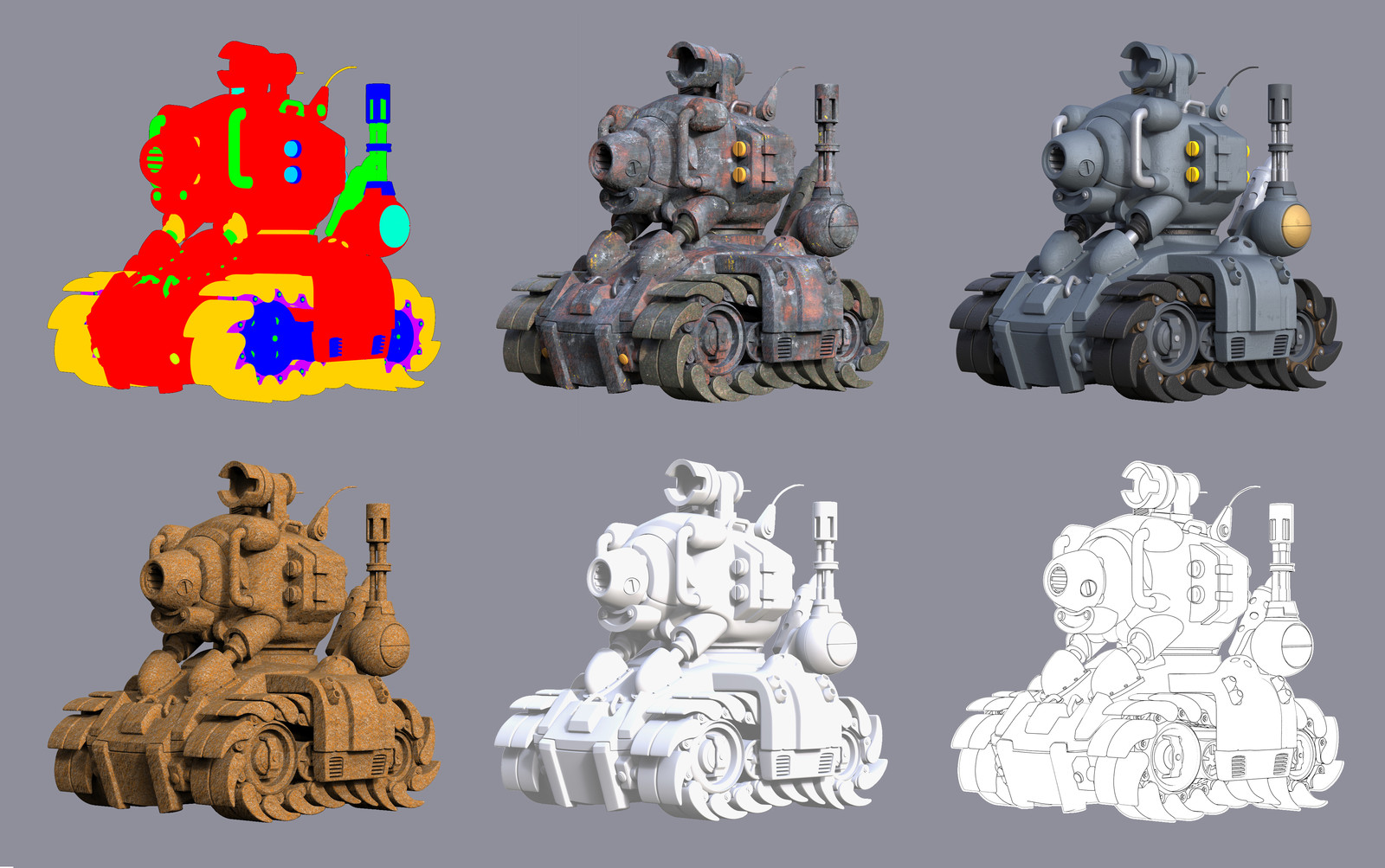 Metal Slug Tank - SV001 | Keyshot Renders