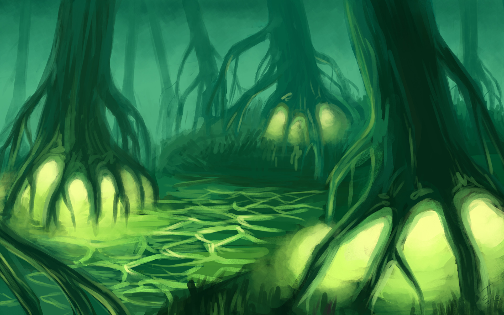 Poisonous Swamps, Des.