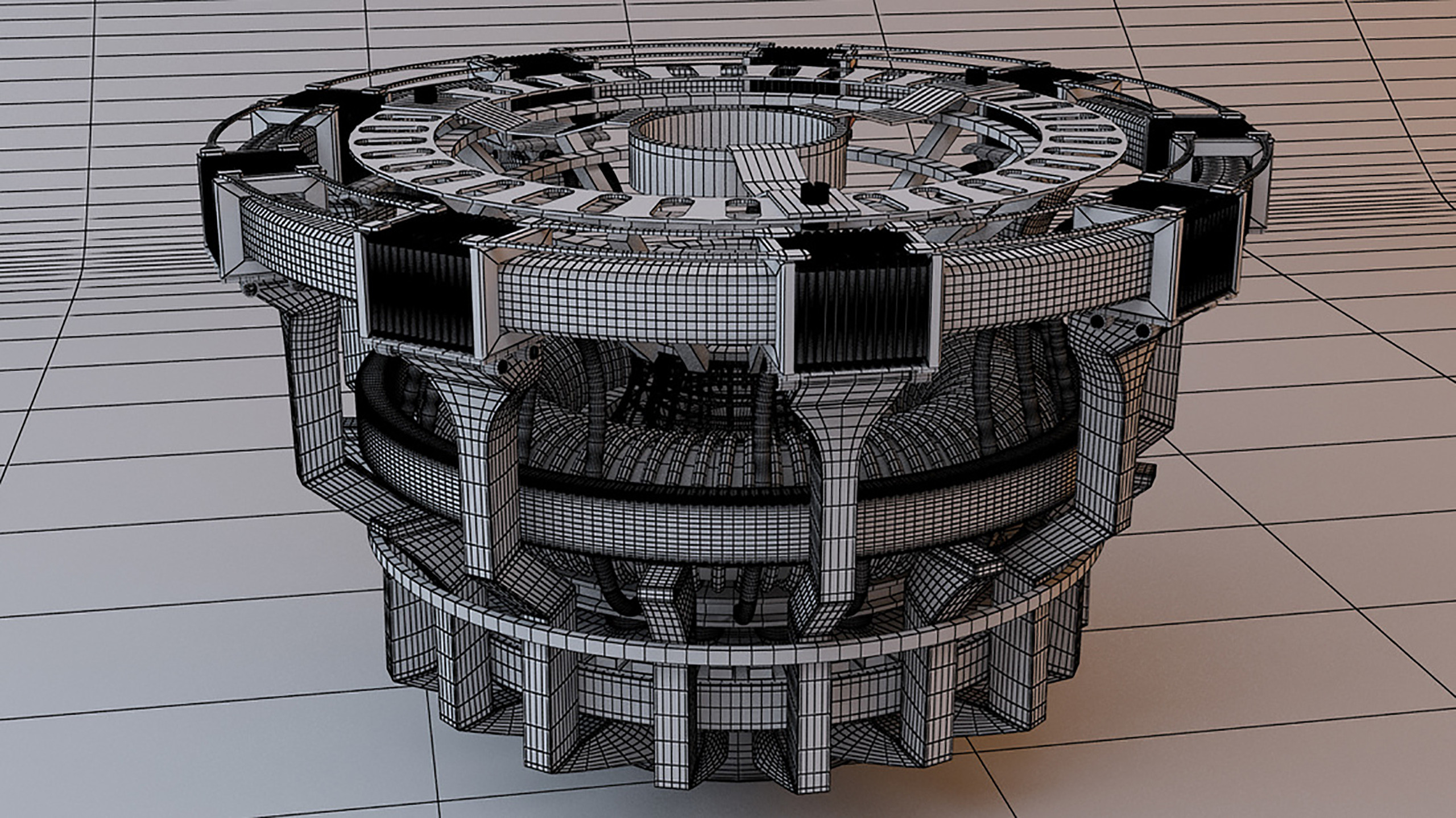 Arc reactor wire render