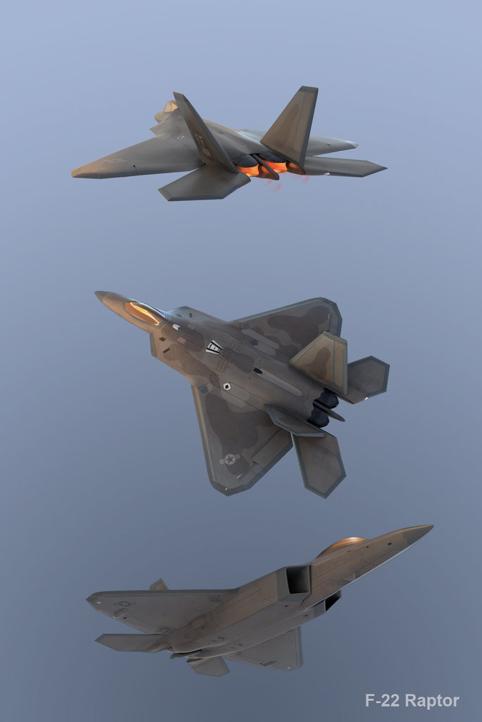 ArtStation - Raptor F-22