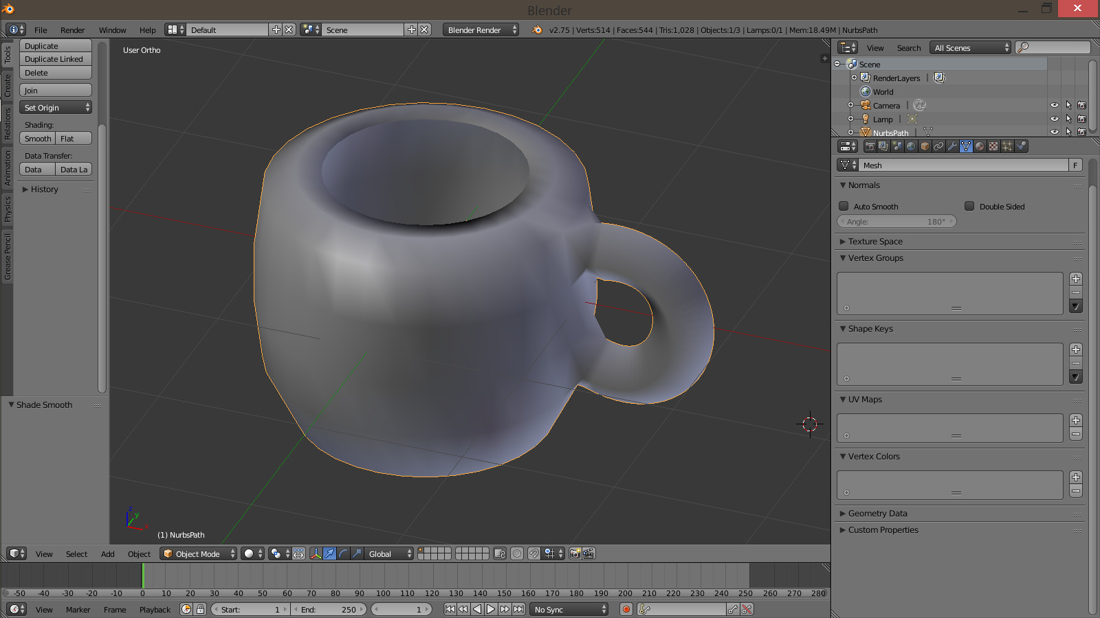 How to Make a 3D Cup in Blender