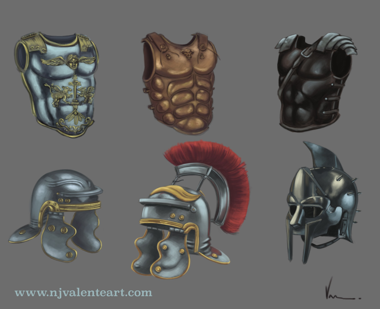 Roman armor studies 