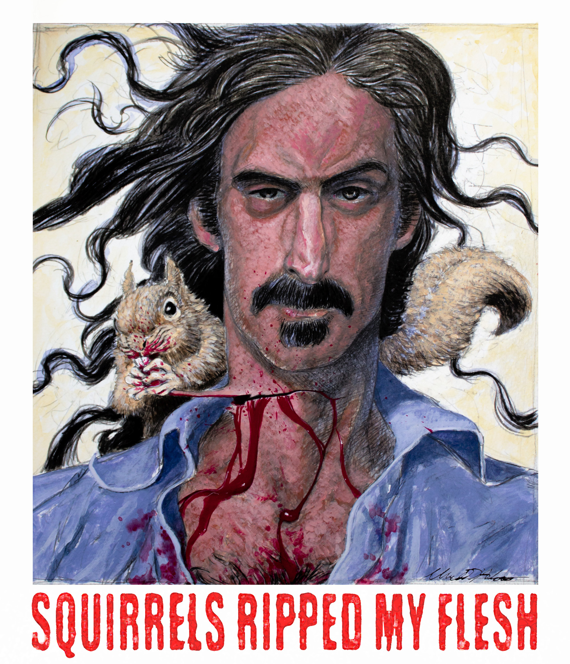 Artstation Fan Art Frank Zappa Michele D Aloisio