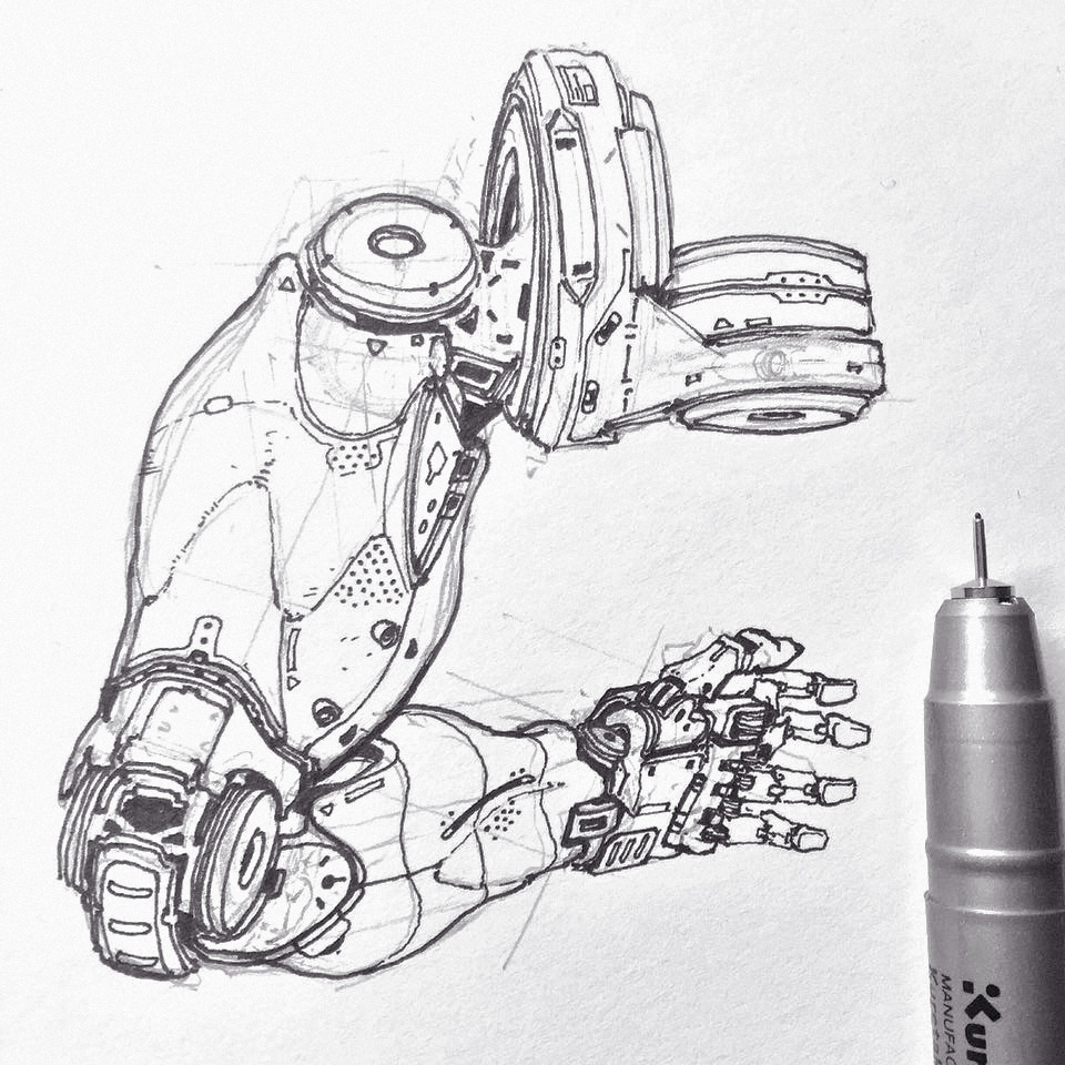Drawing of Robot by InessA - Drawize Gallery!