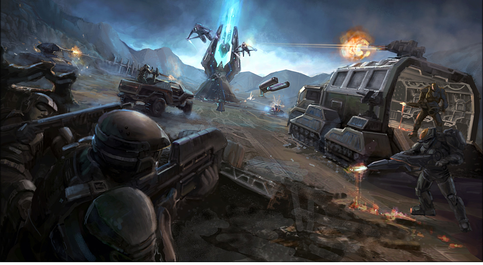 halo wars concept art halo wars concept art