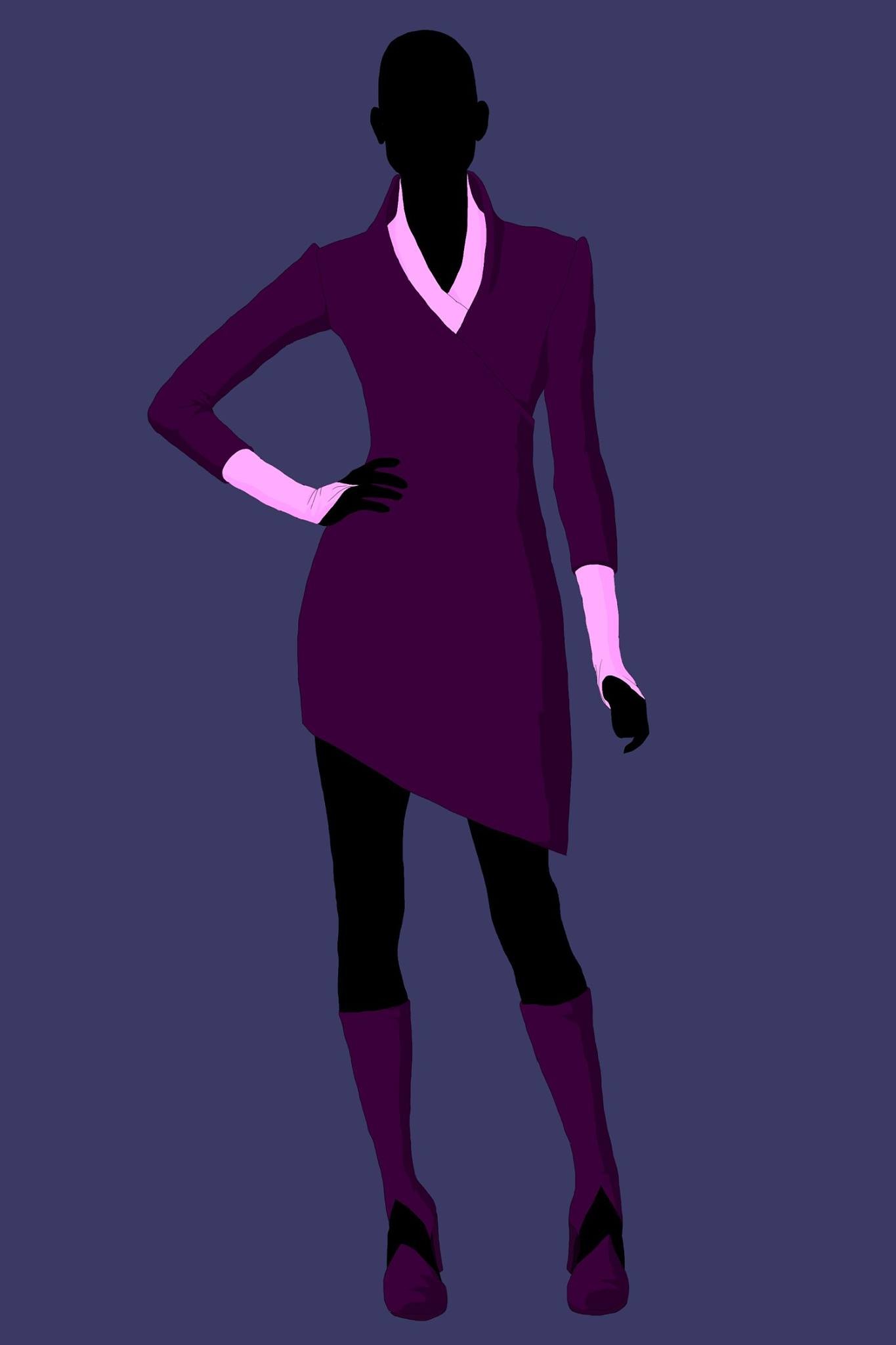 Sci fi top clothing concept