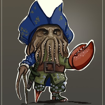 Davy Jones Character Design