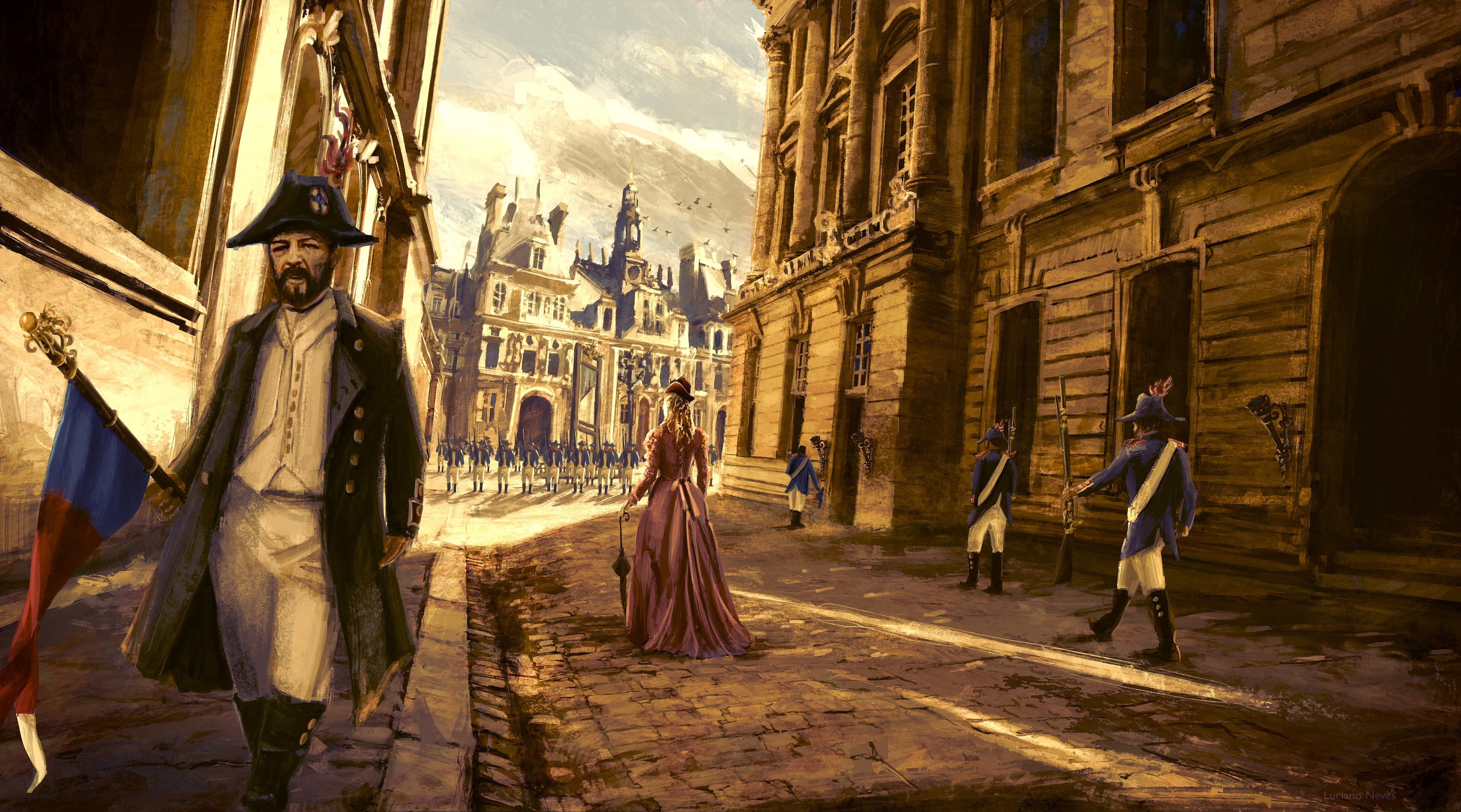 Artstation Back To Paris Charlotte Corday Luciano Neves