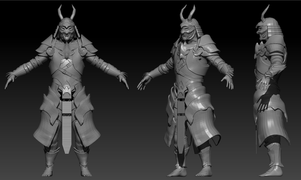 Artstation Samurai Fantasy Armor Pablo Garcia