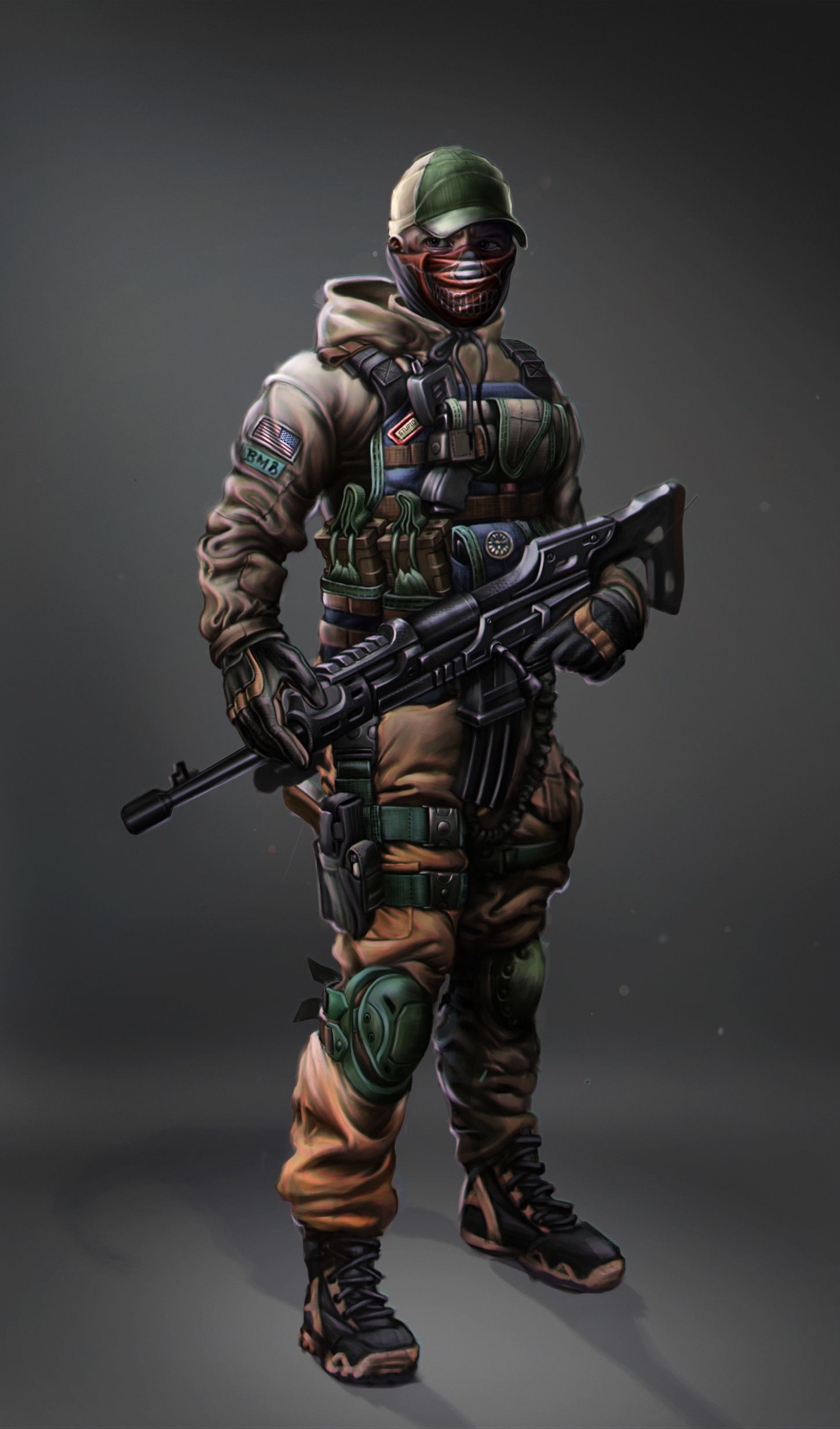 Artstation soldier concept