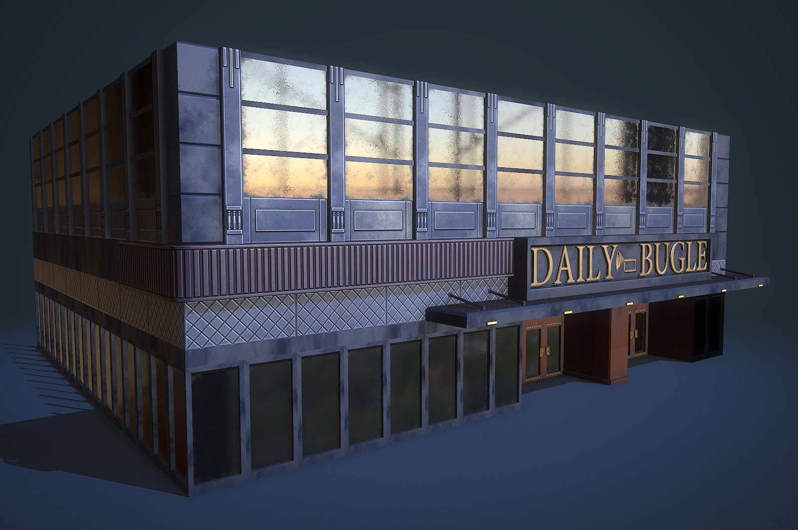 Tim Scott daily bugle building