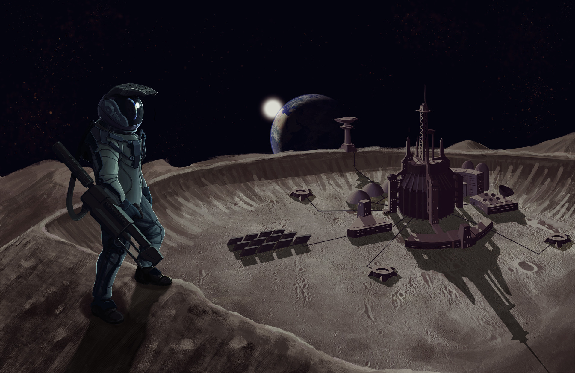 ArtStation - Moonbase