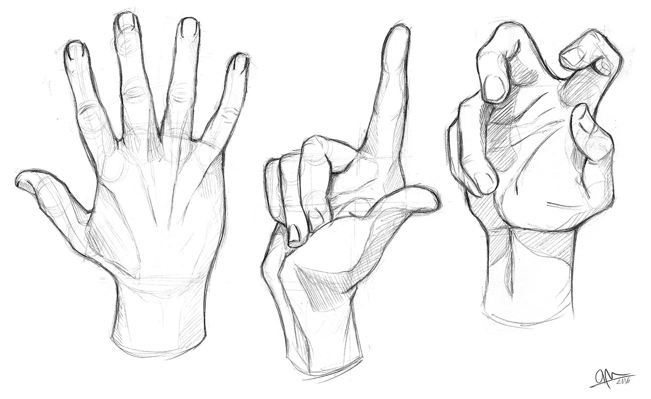 ANA MG Hands and Feet Sketches