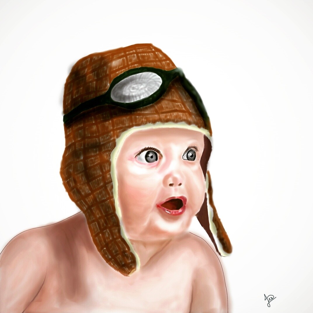 Artstation Baby Face Jishnu Devan Sankaran