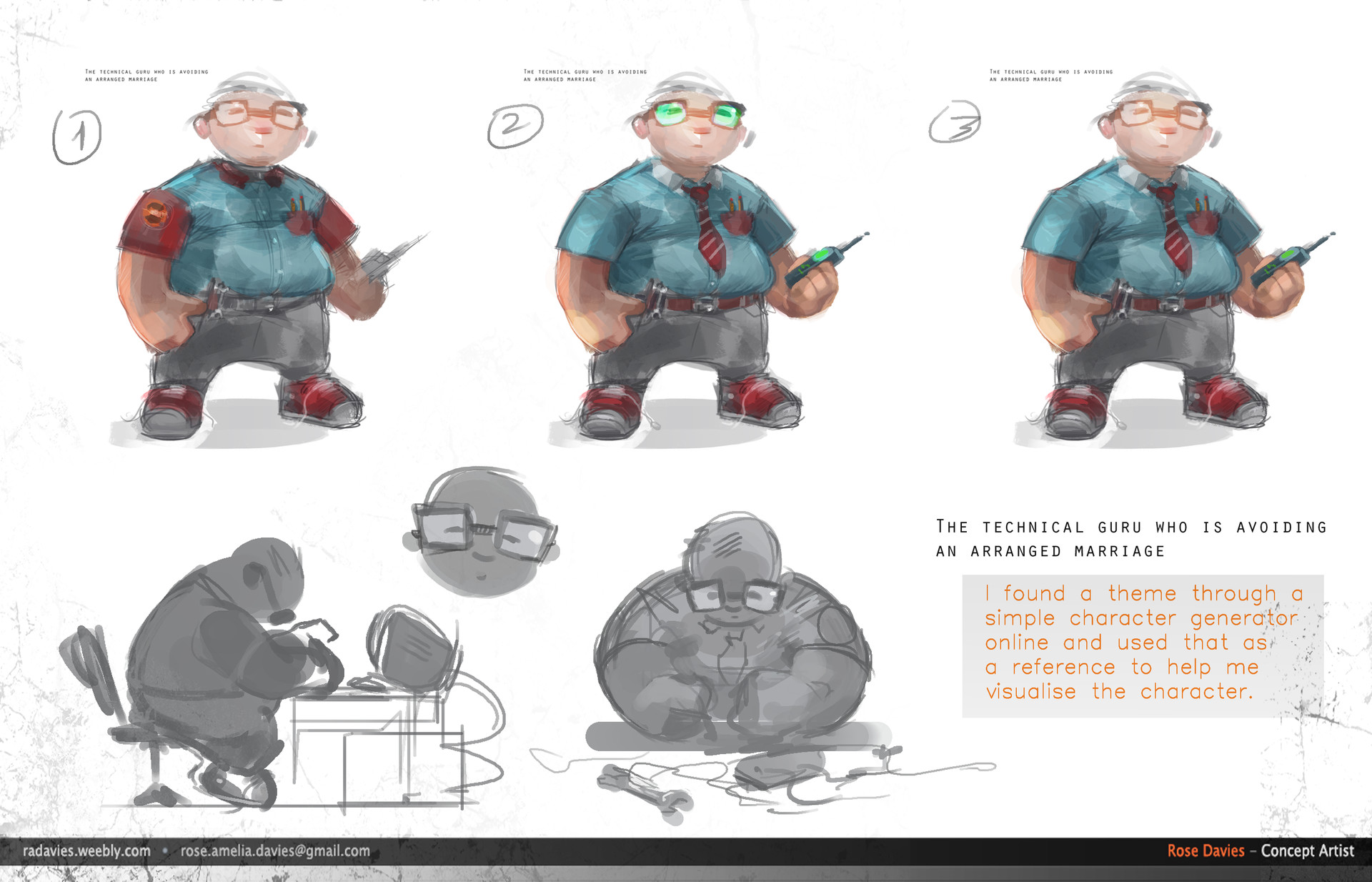 ArtStation - Character Concept (Technical Guru) ArtStation - Character Concept (Technical Guru)