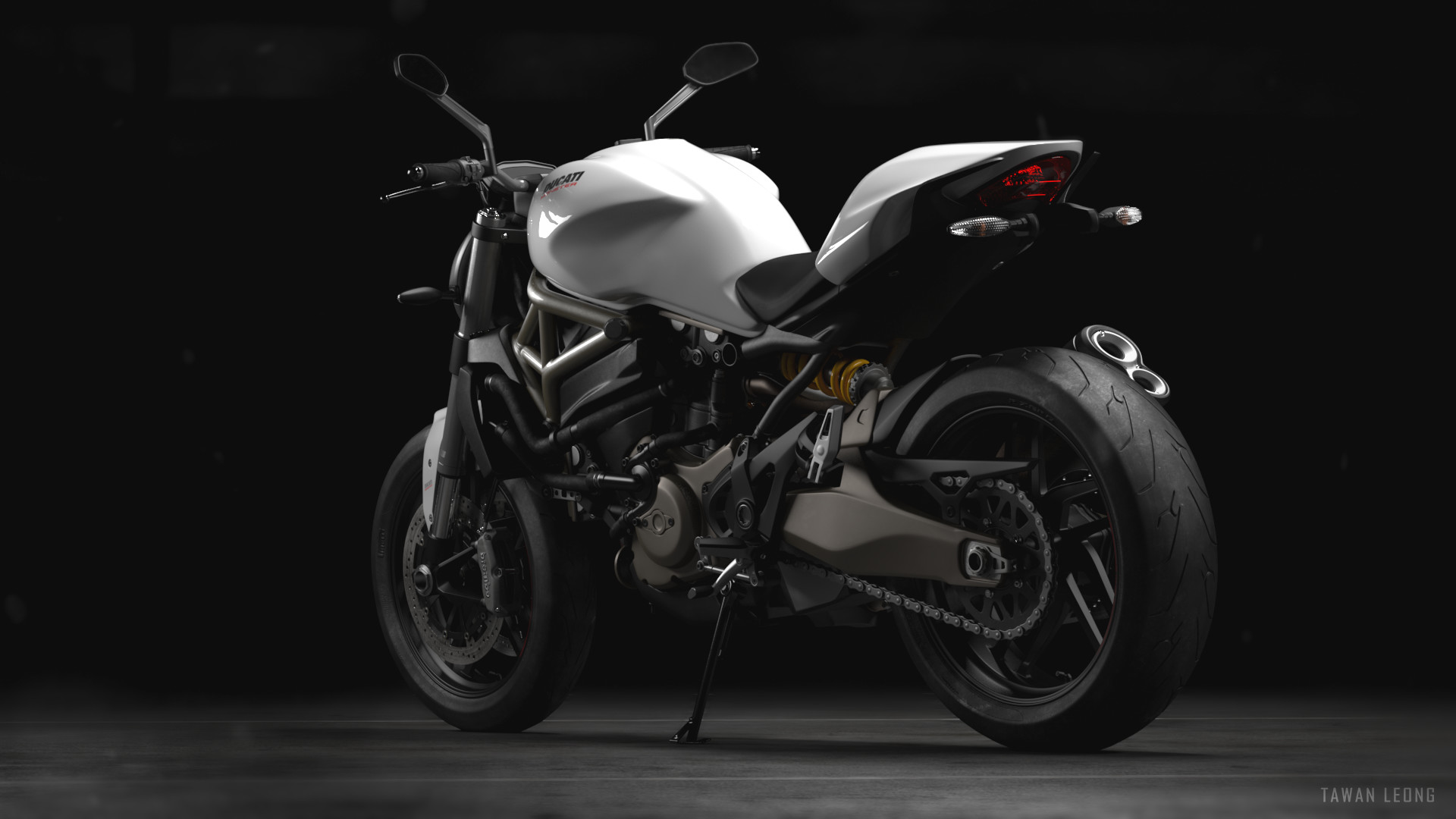 Monster 821 custom clearance