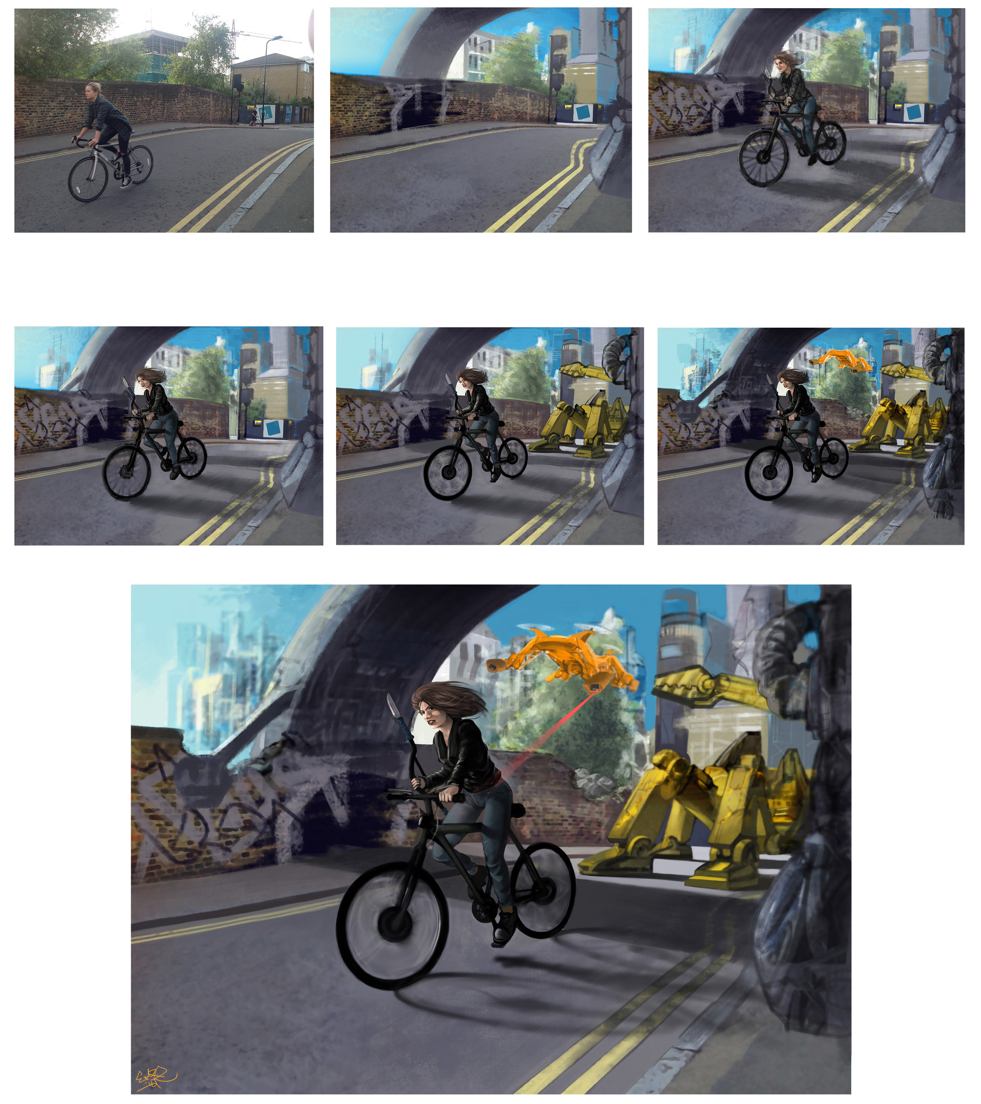 ArtStation - London 2025 Hexaptych