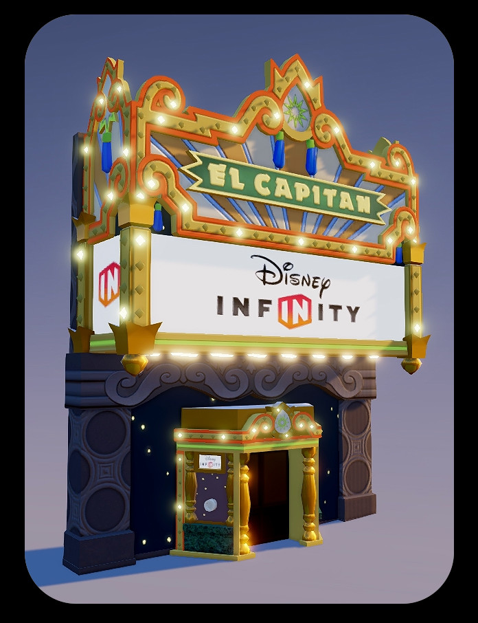 Artstation El Capitan Theatre Facade Angie Simpson