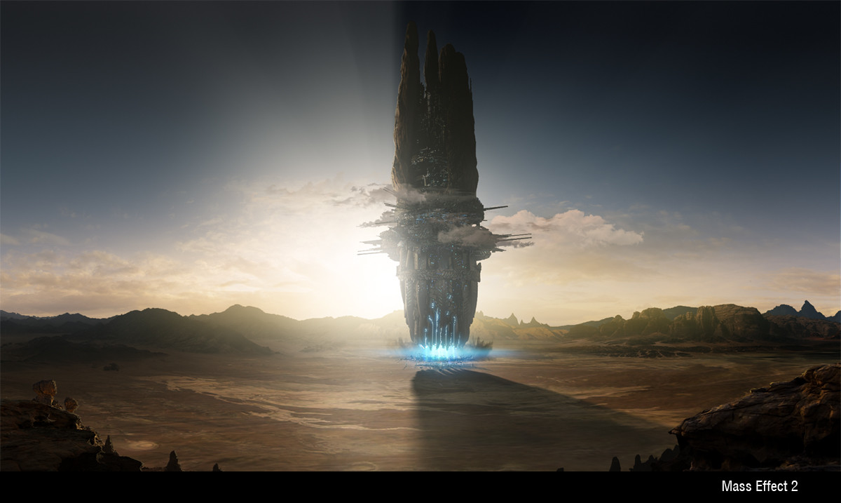 Artstation Mass Effect 2 Cinematic Matte Painting Jaime Jasso