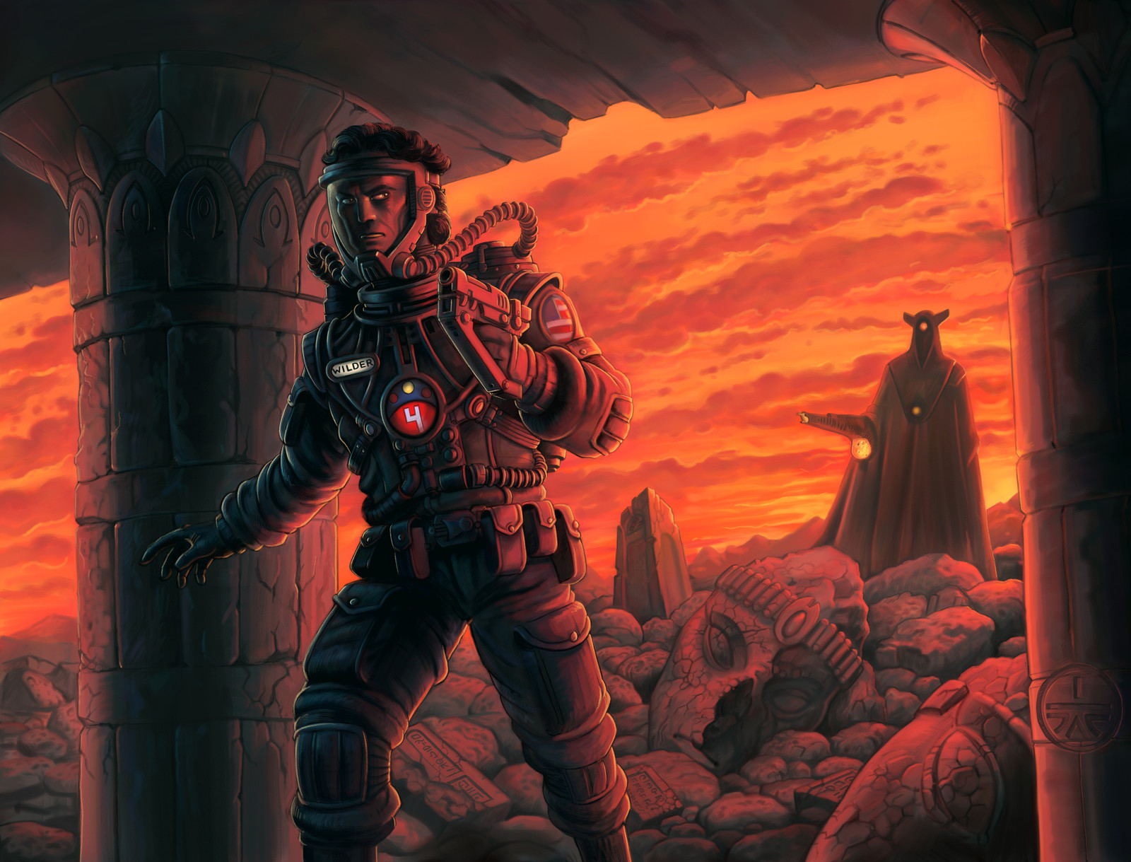 Jeff Carlisle The Martian Chronicles designs circa 2005