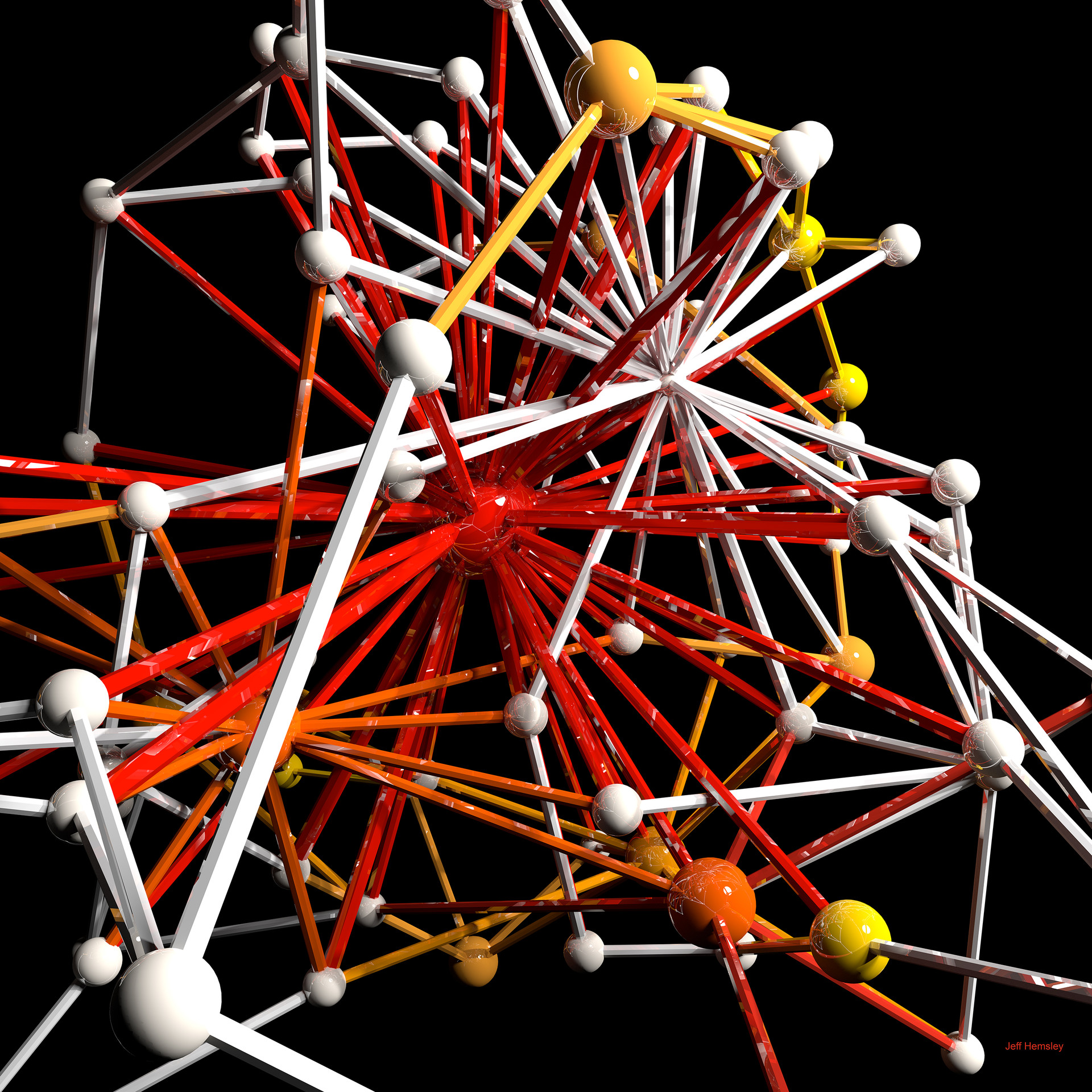 Artstation 3d Artistic Data Visualization Jeff Hemsley