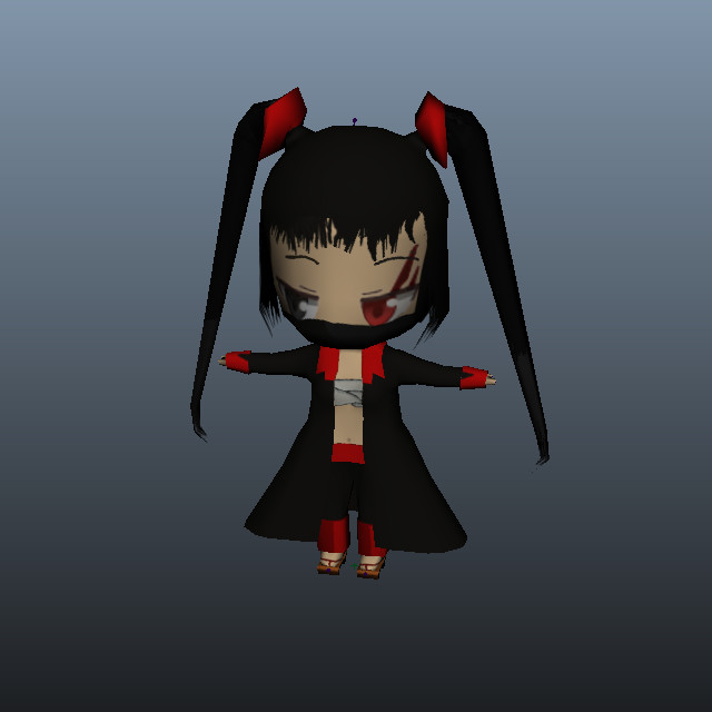 ArtStation - Chibi Ninja Girl