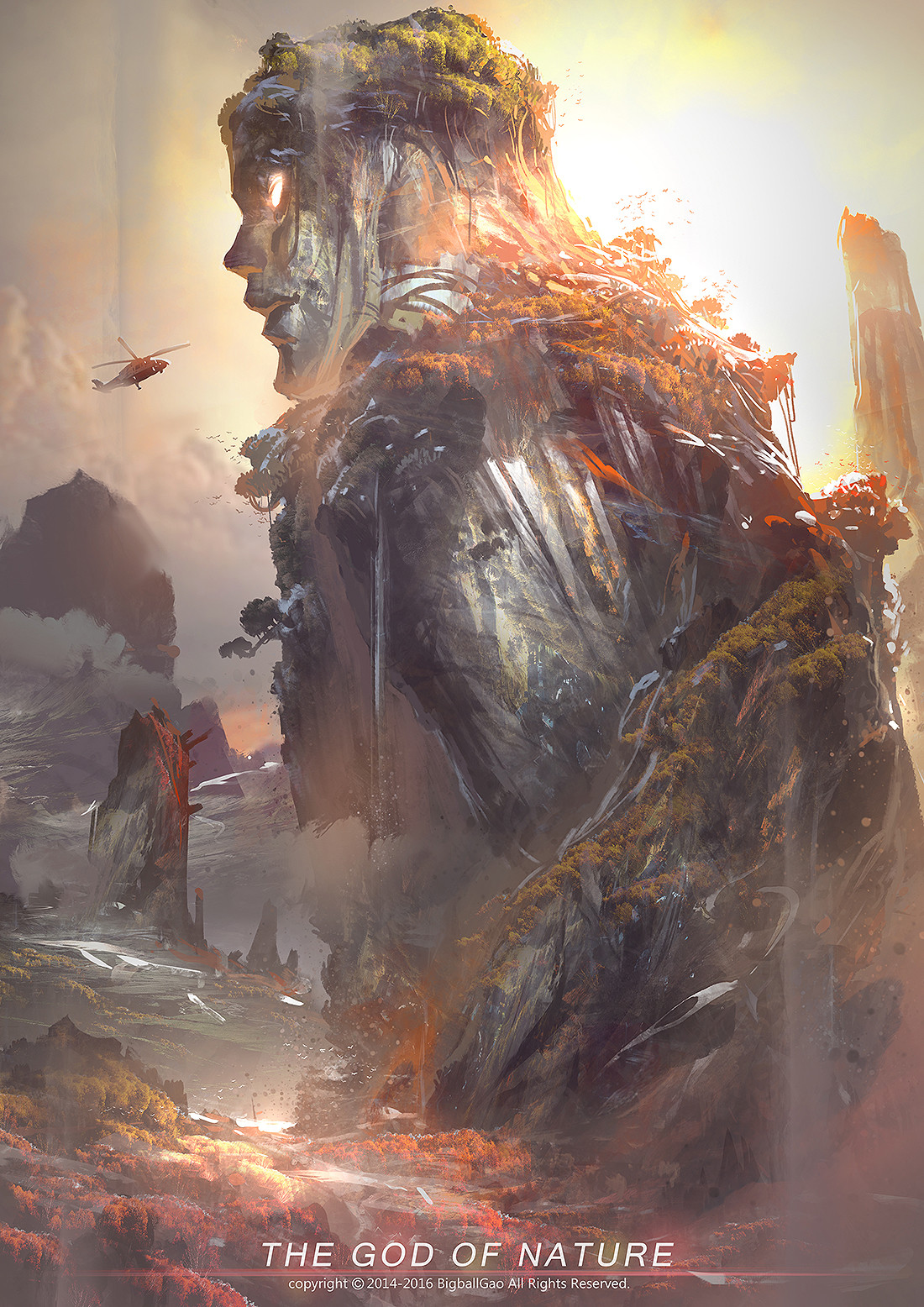 Artstation The God Of Nature Bigball Gao