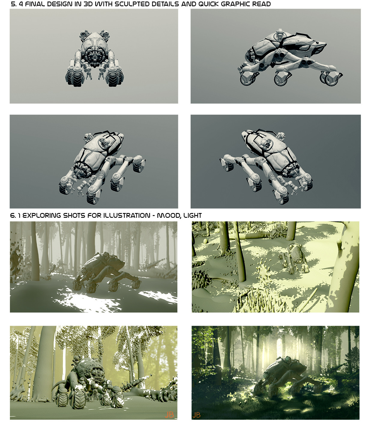 Final 3d and shots comp