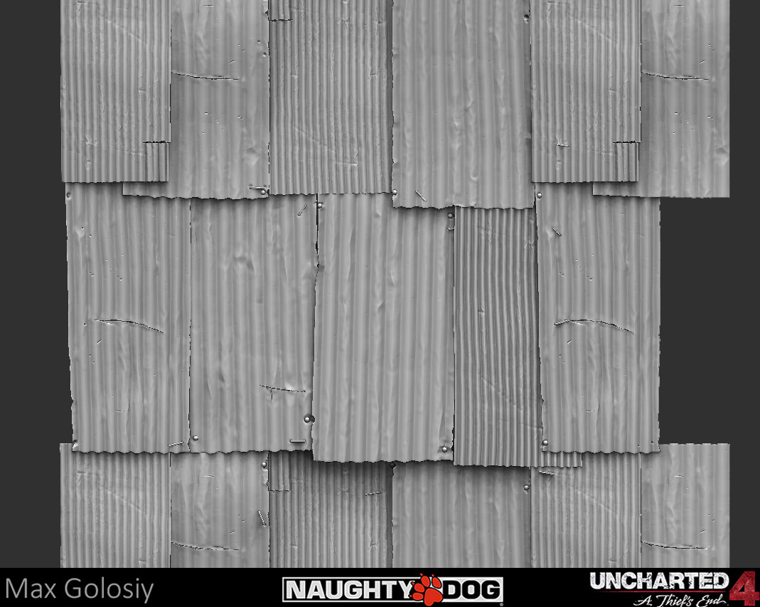 Artstation Corrugated Metal Max Golosiy